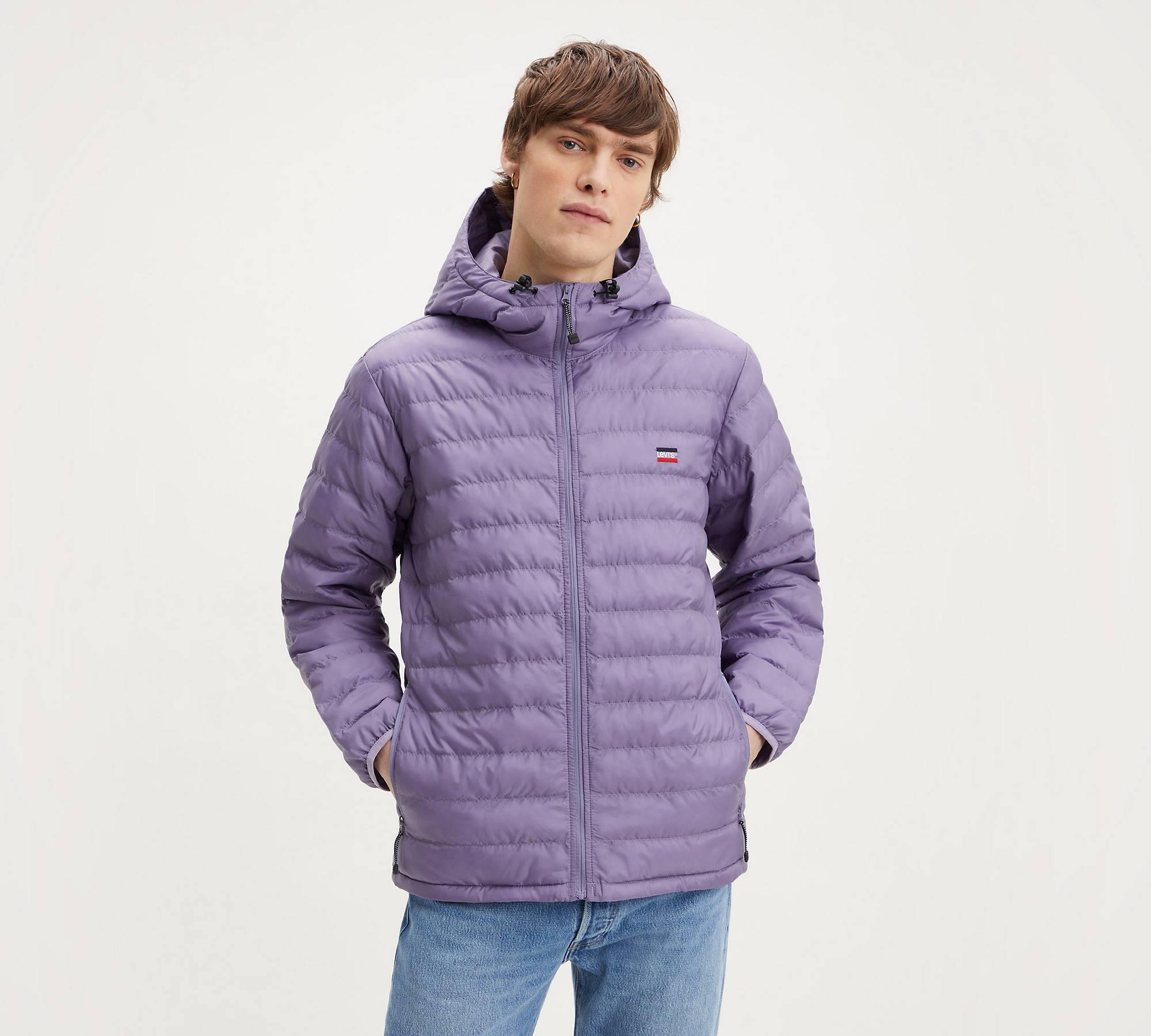 Presidio Packable Hooded Jacket - Blue Levi's® AT