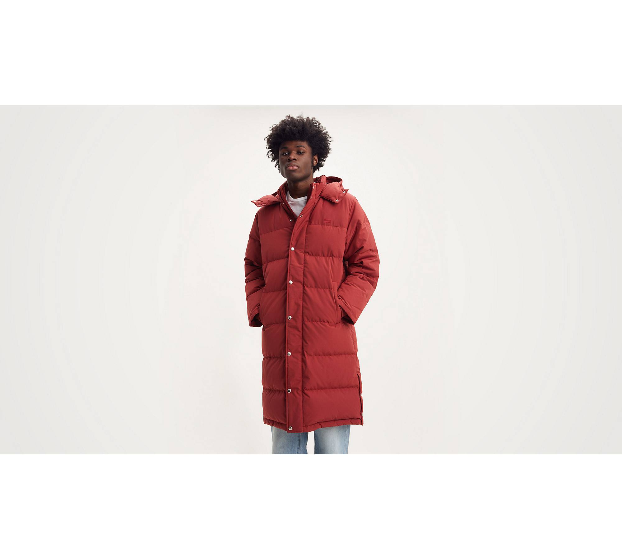manteau duvet rouge