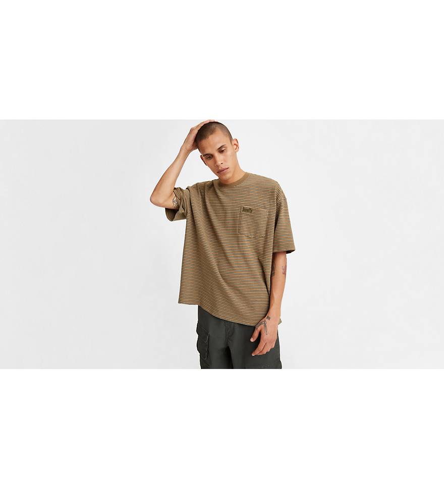 Slouchy Pocket T-shirt - Brown | Levi's® US