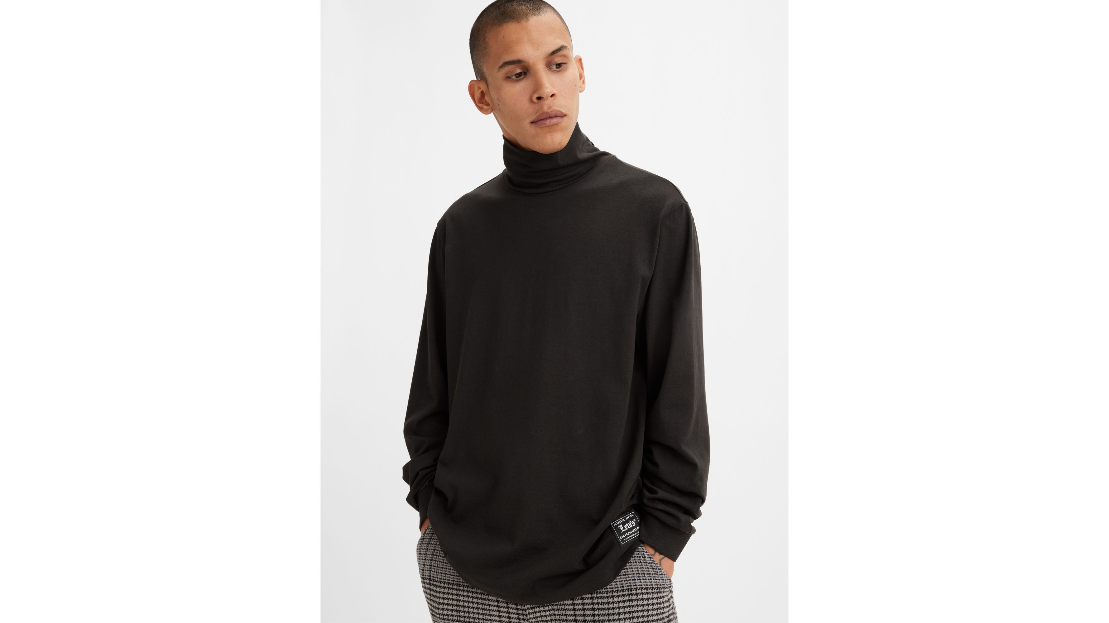 Long Sleeve Turtleneck Shirt - Black | Levi's® US