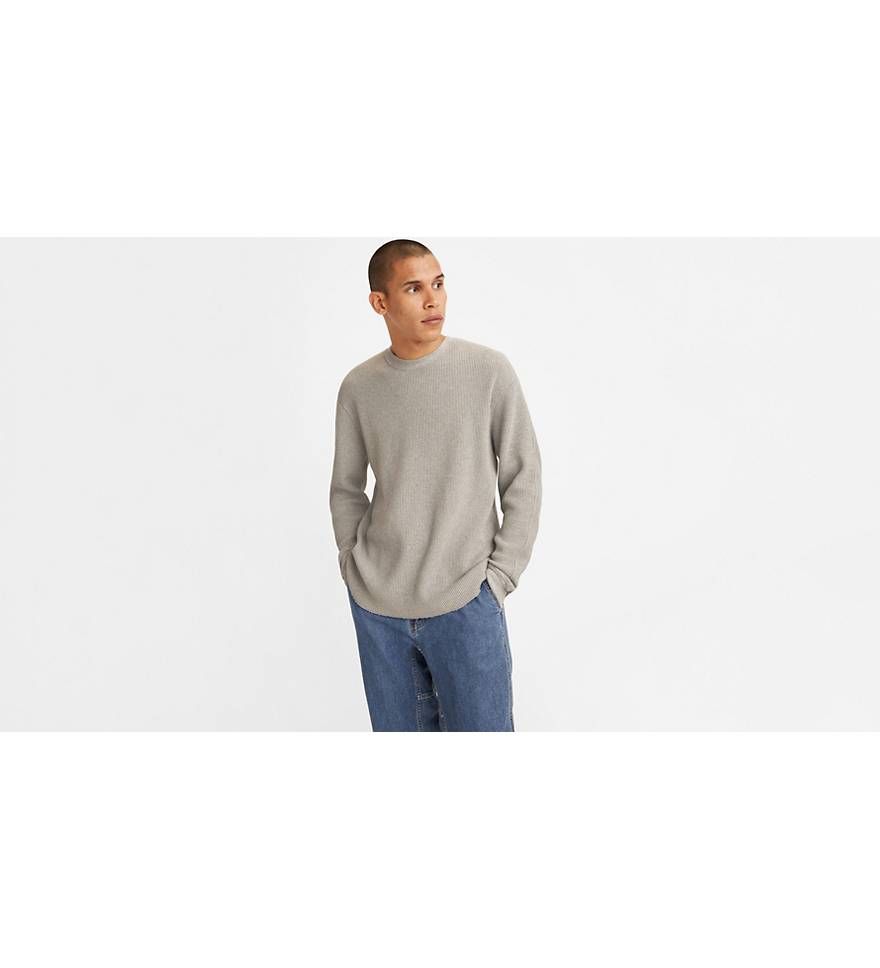 Long Sleeve Relaxed Fit Thermal Shirt - Grey | Levi's® US