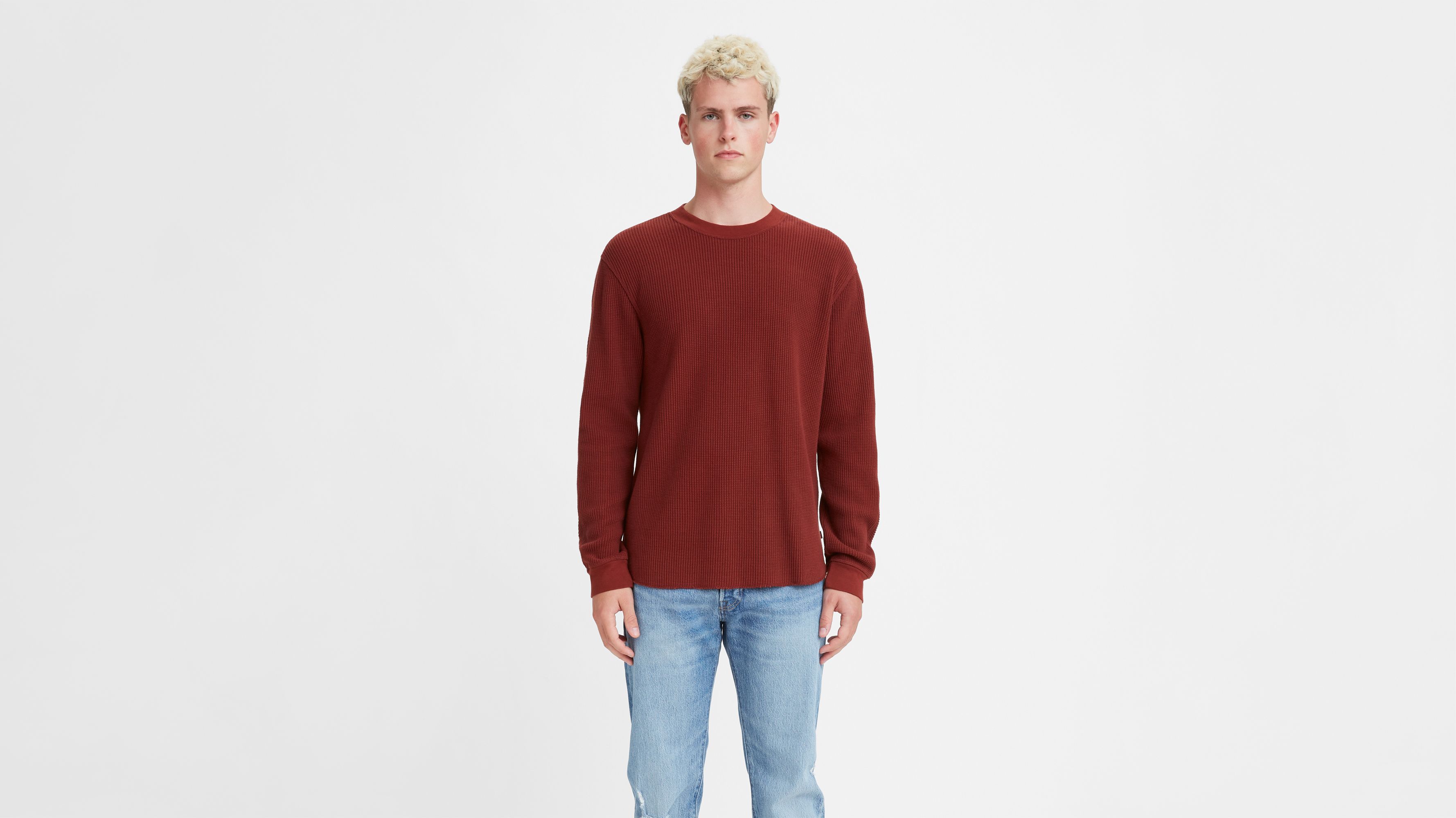 Relaxed Thermal Longsleeve Tshirt Red Levi's® CA