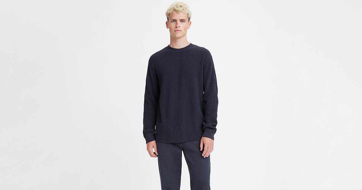 Relaxed Thermal Longsleeve T-shirt - Blue | Levi's® US