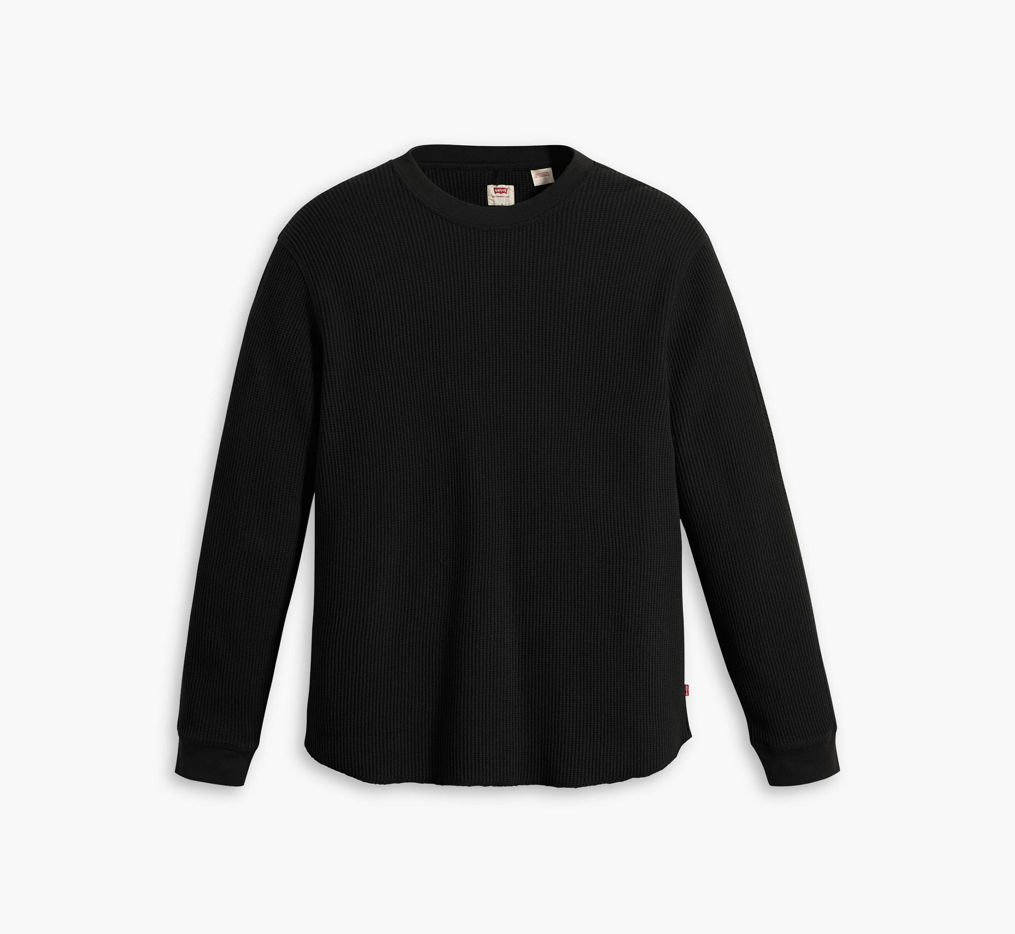 Long Sleeve Relaxed Fit Thermal Shirt - Black | Levi's® CA Long Sleeve Relaxed Fit Thermal Shirt - Black | Levi's® CA