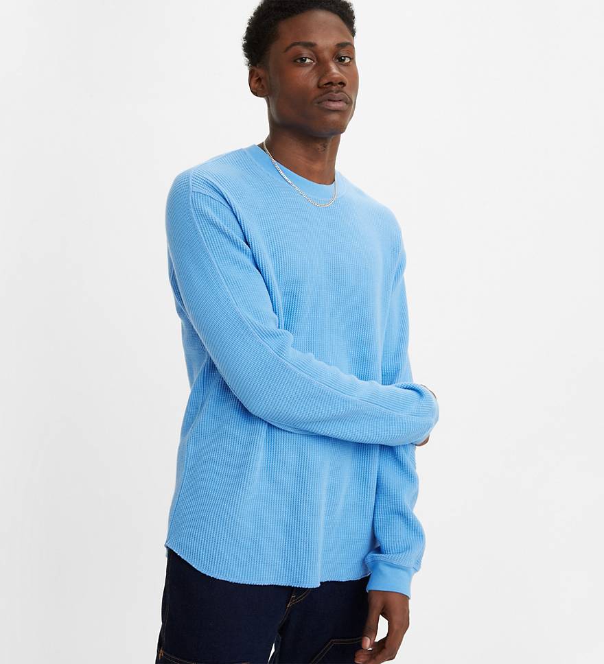 Long Sleeve Relaxed Fit Thermal Shirt - Blue | Levi's® US