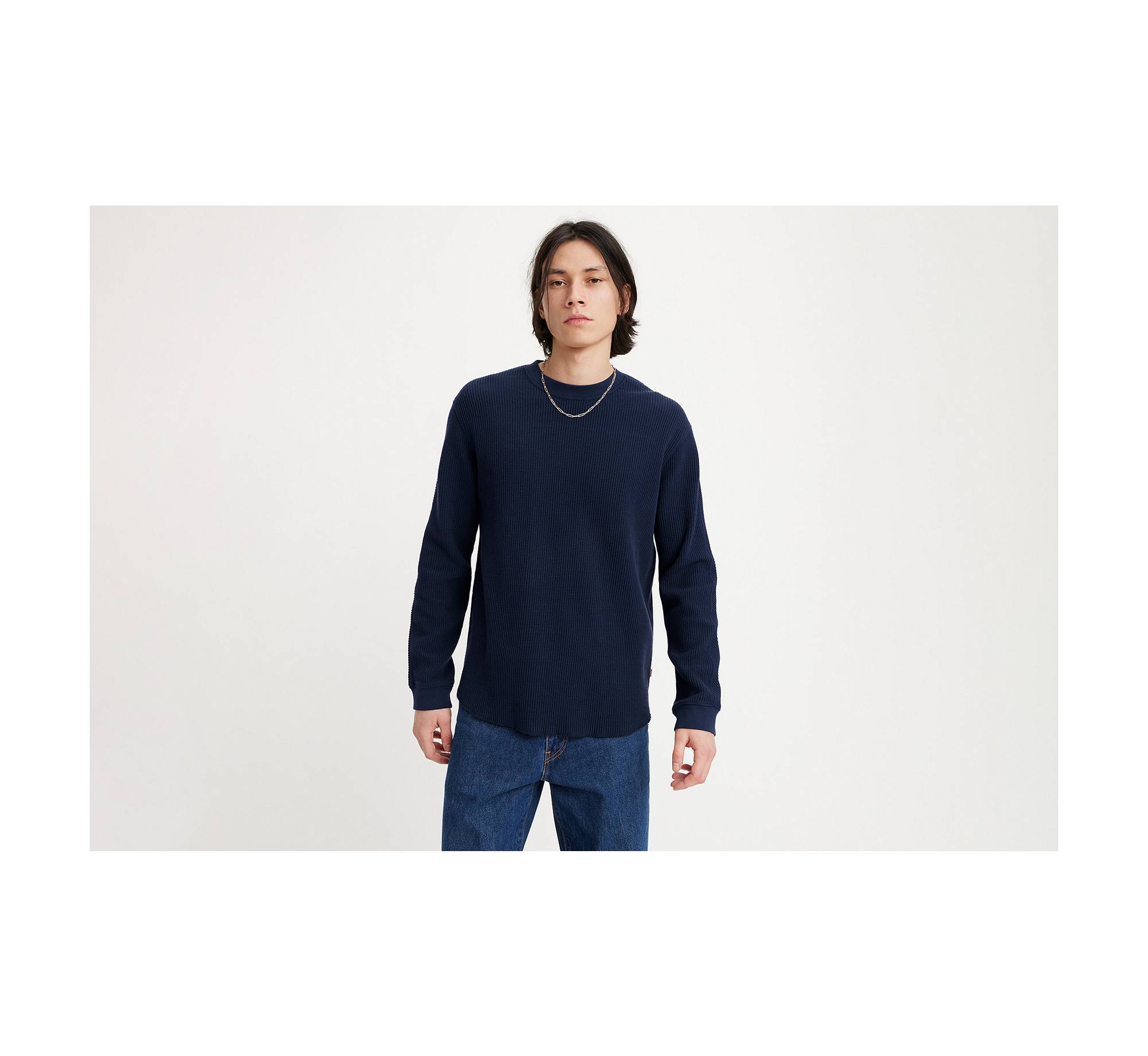Long Sleeve Relaxed Fit Thermal Shirt 1