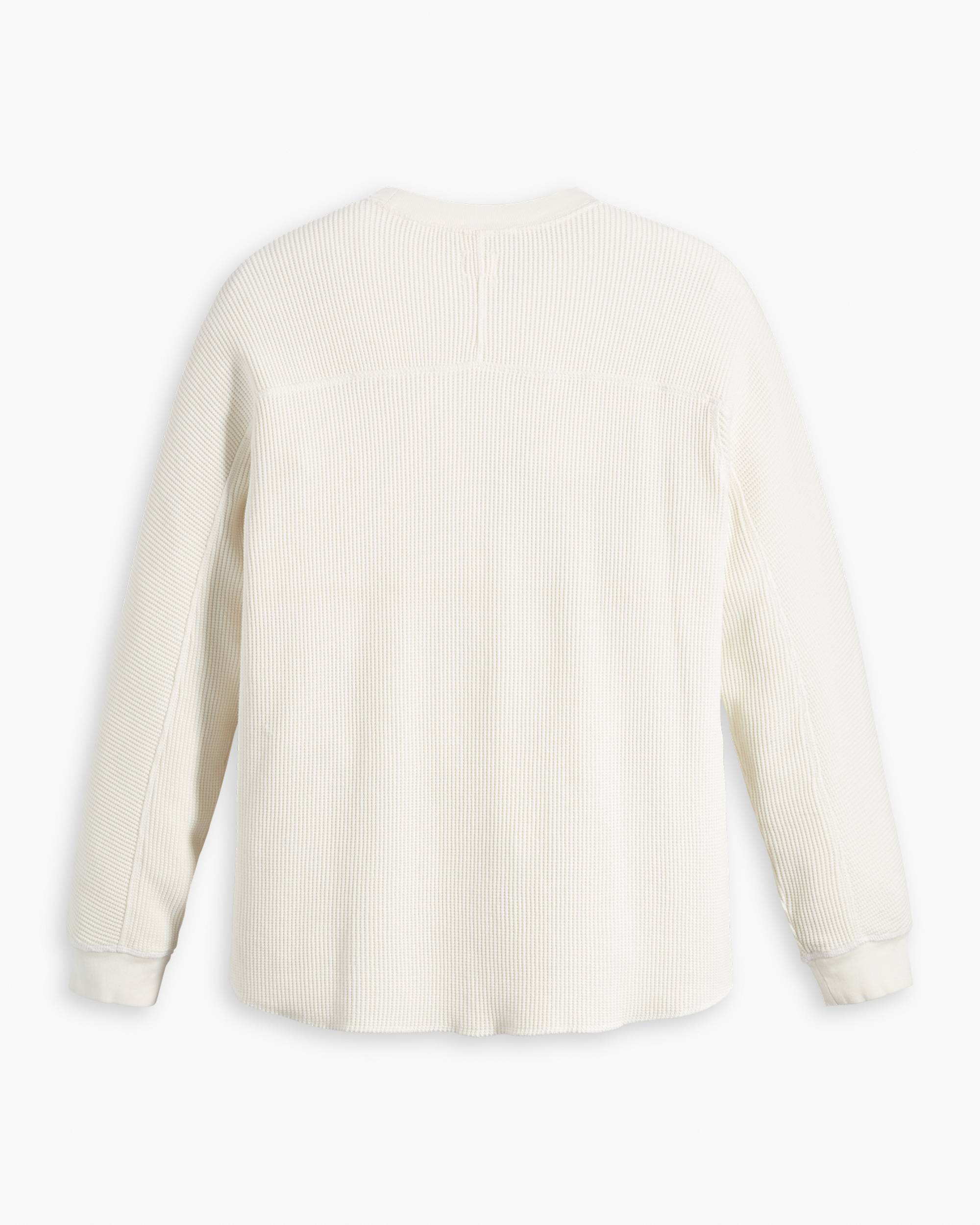 Long Sleeve Relaxed Fit Thermal Shirt - White | Levi's® US Long Sleeve Relaxed Fit Thermal Shirt - White | Levi's® US