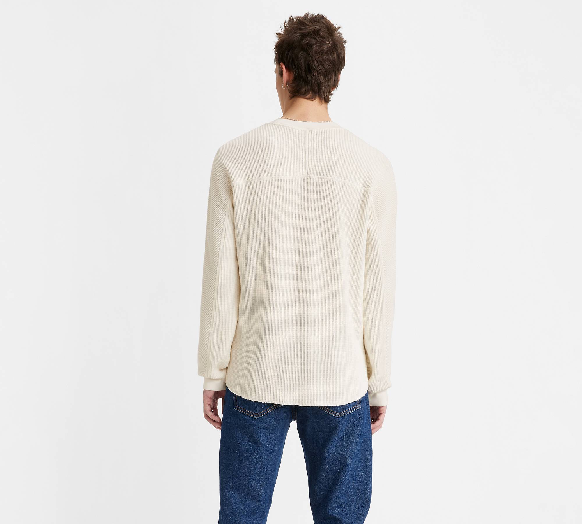 Long Sleeve Relaxed Fit Thermal Shirt - White | Levi's® US