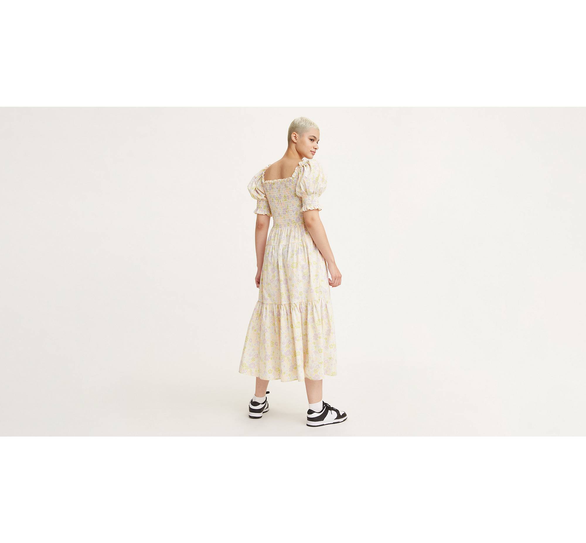 Moneta Smocked Dress - White | Levi's® US