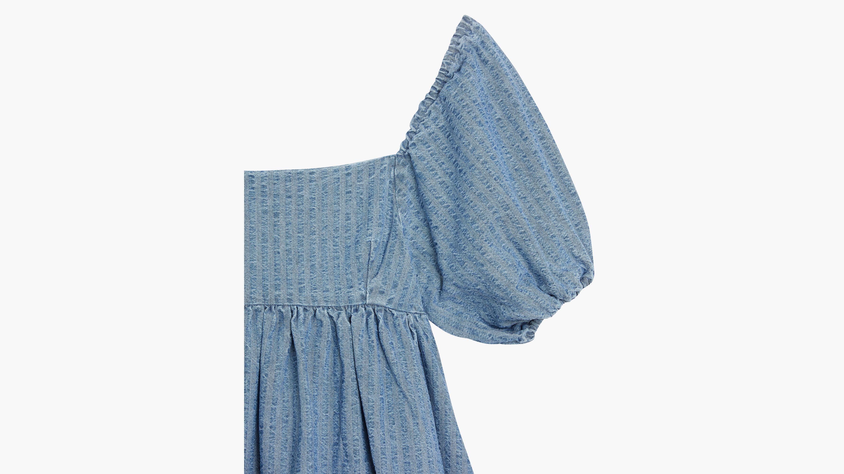 Sage Denim Dress 7