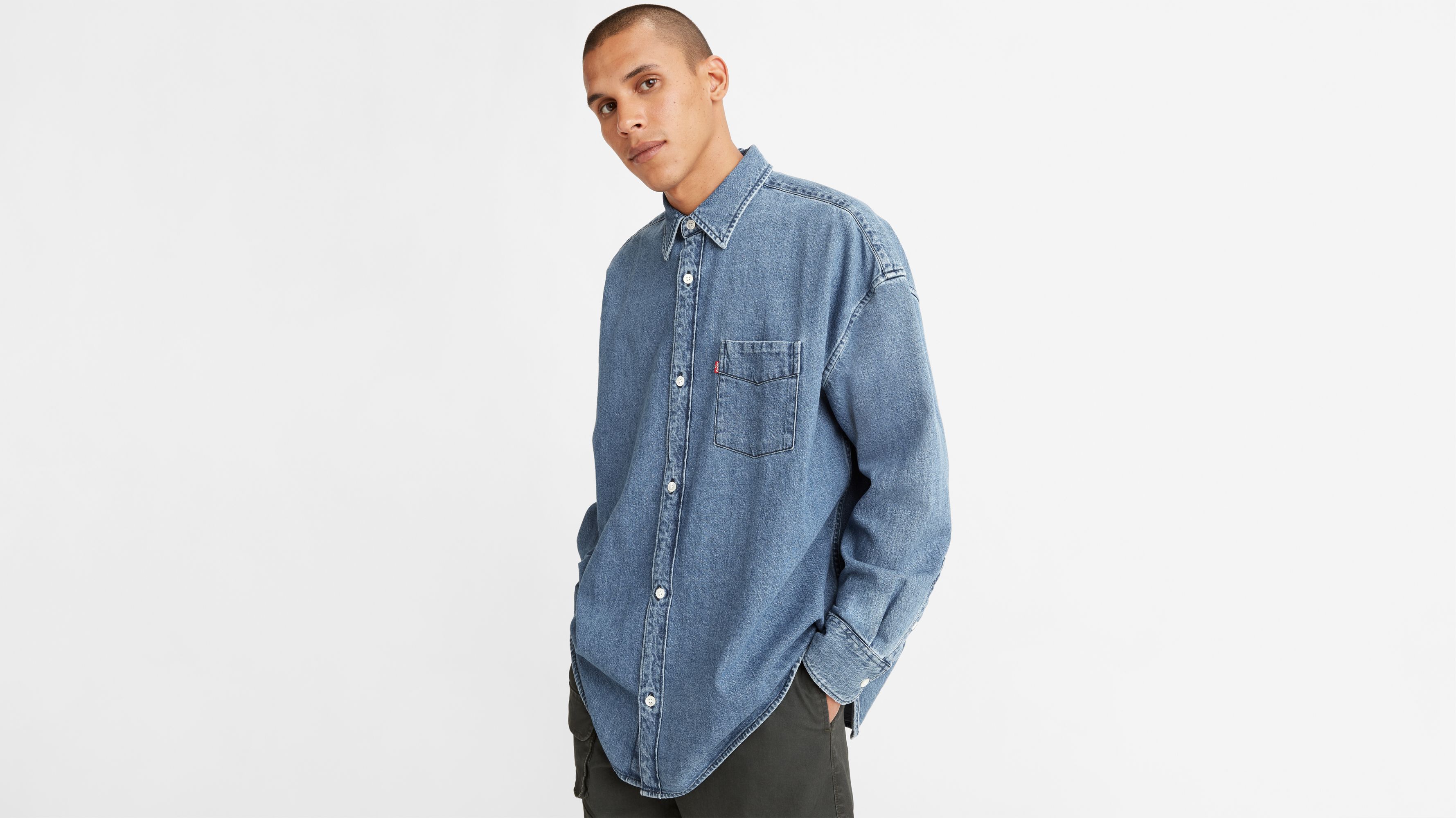 levi's denim shirts