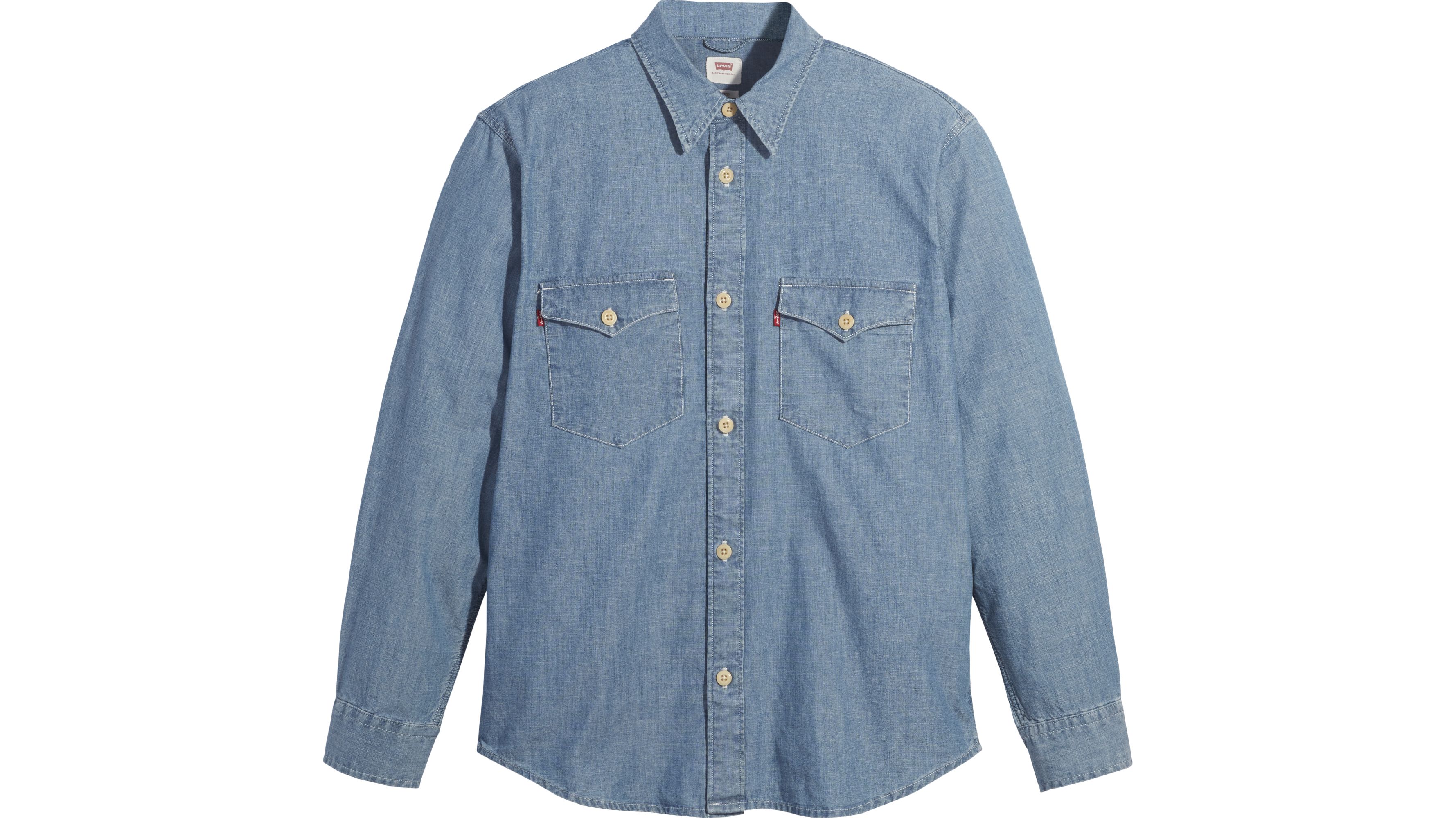 Relaxed Fit Western Shirt Blue Levi's® AD — free download