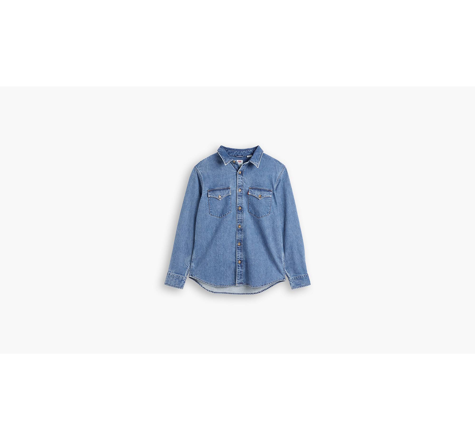 Relaxed Fit Western Shirt - Blue | Levi's® MC