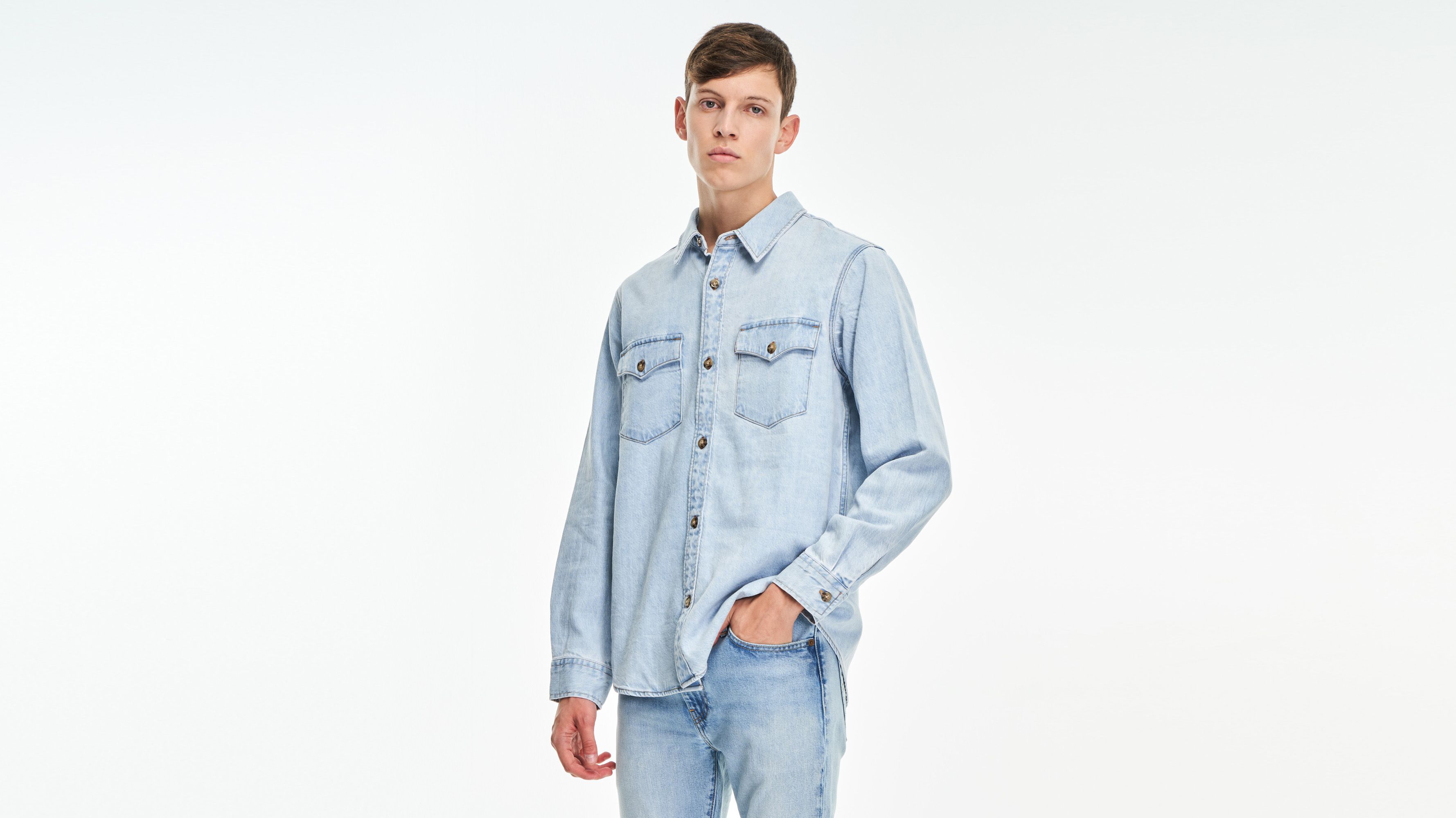 Relaxed Fit Western Shirt - Light Wash | Levi's® CA