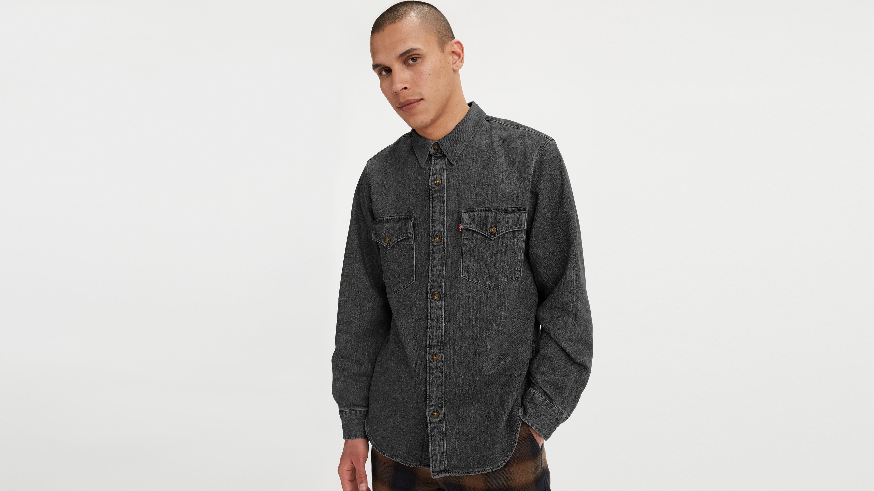 Relaxed Fit Western Shirt - Black | Levi's® US