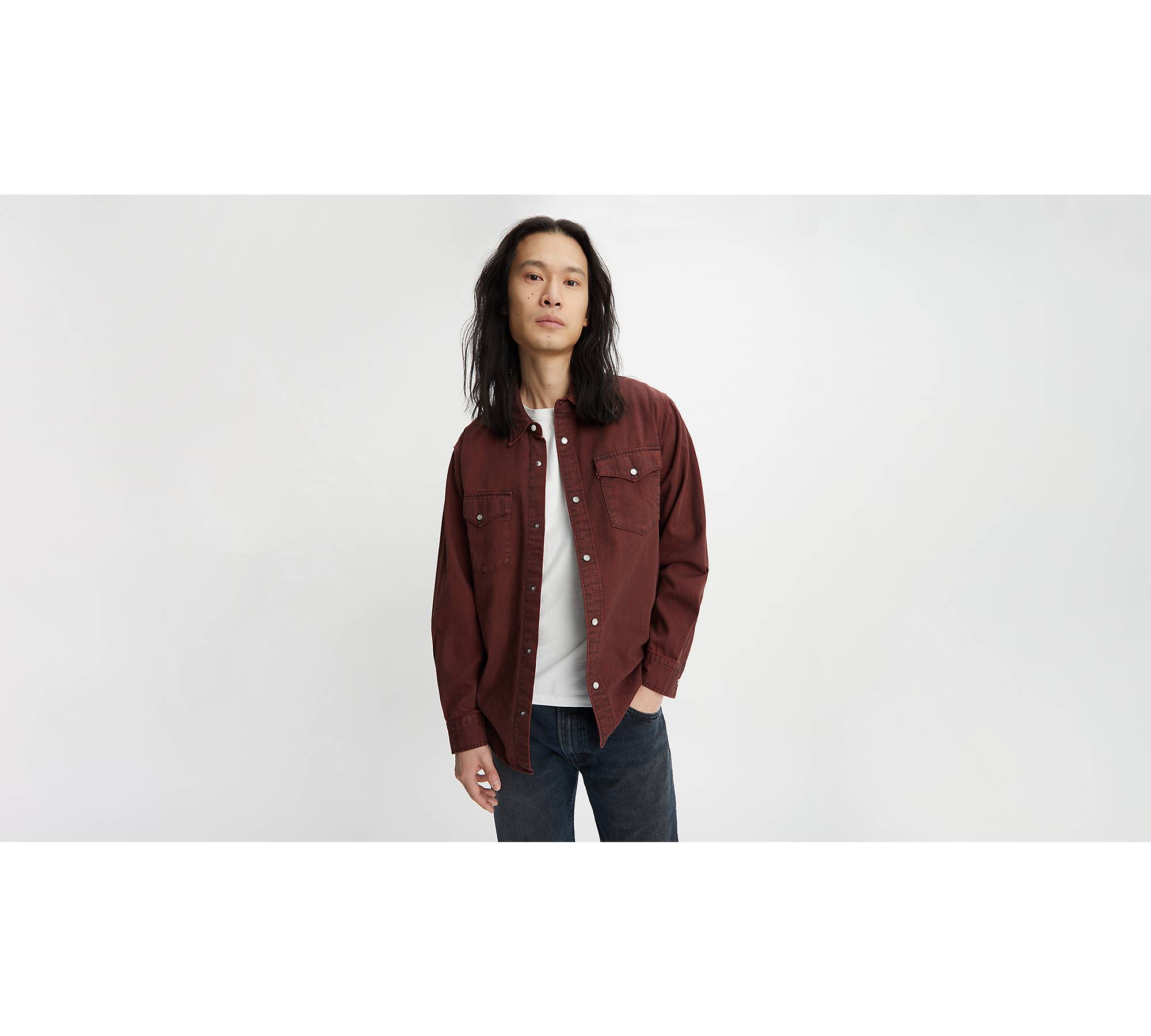 Relaxed Fit Western Shirt - Red | Levi's® US