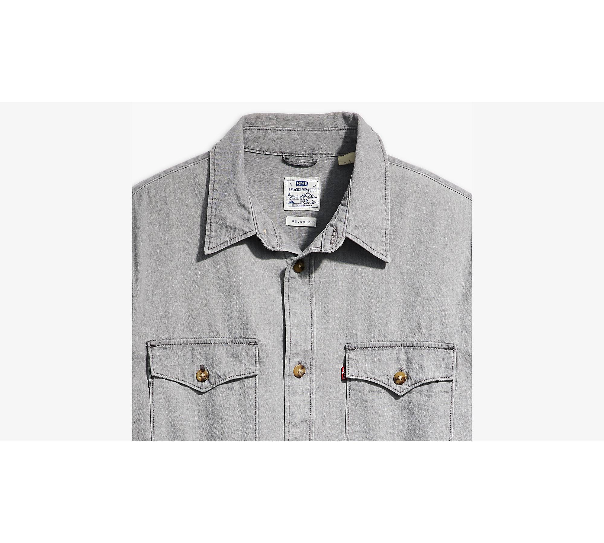 Relaxed Fit Western Shirt - Grey | Levi's® US
