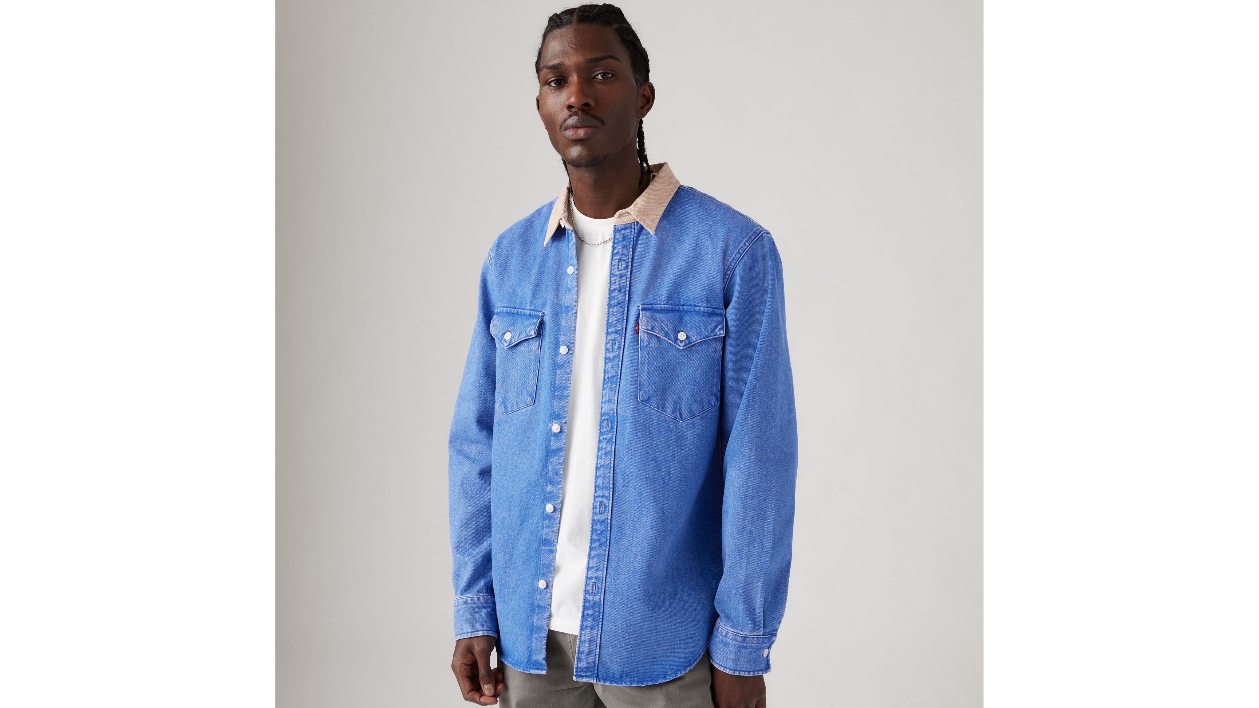 Relaxed Fit Westernhemd 1