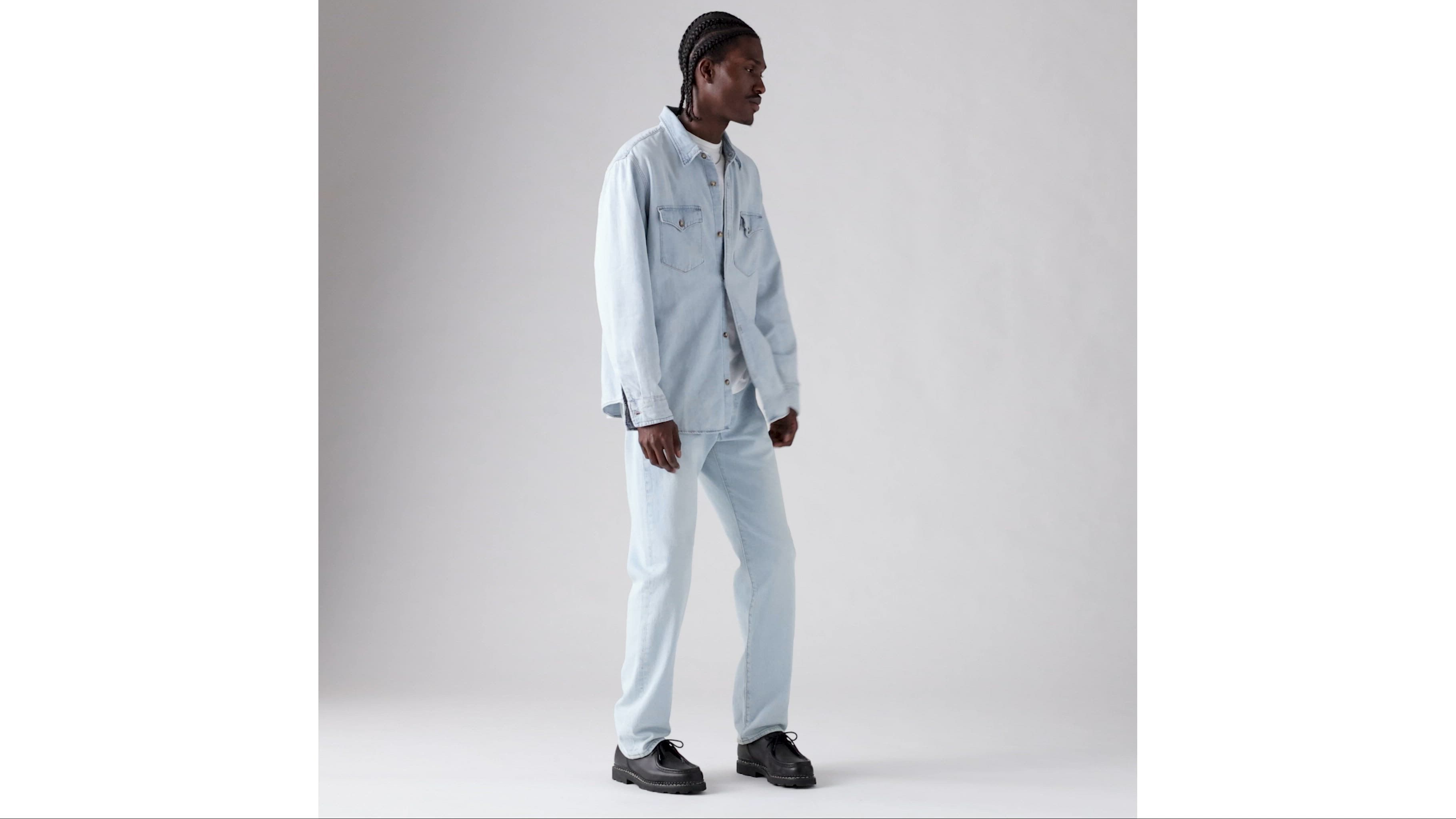 Relaxed Fit Westernhemd 1