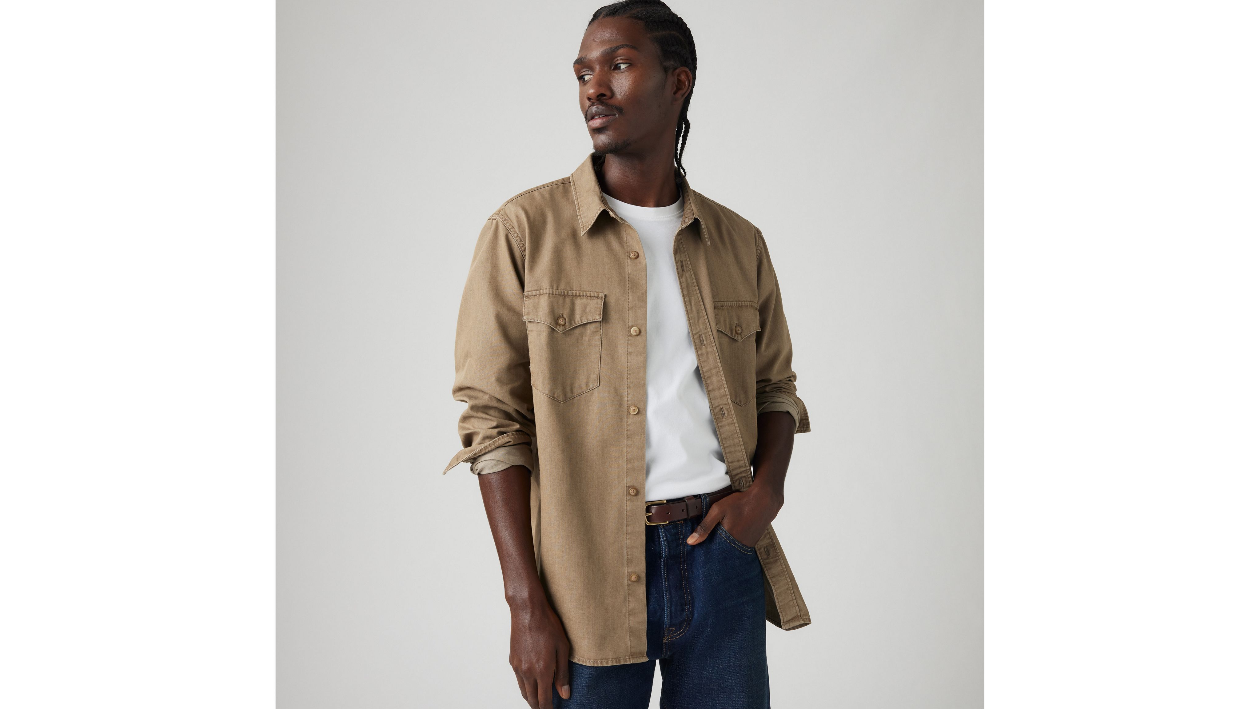 Relaxed Fit Lightweight Western Shirt 1