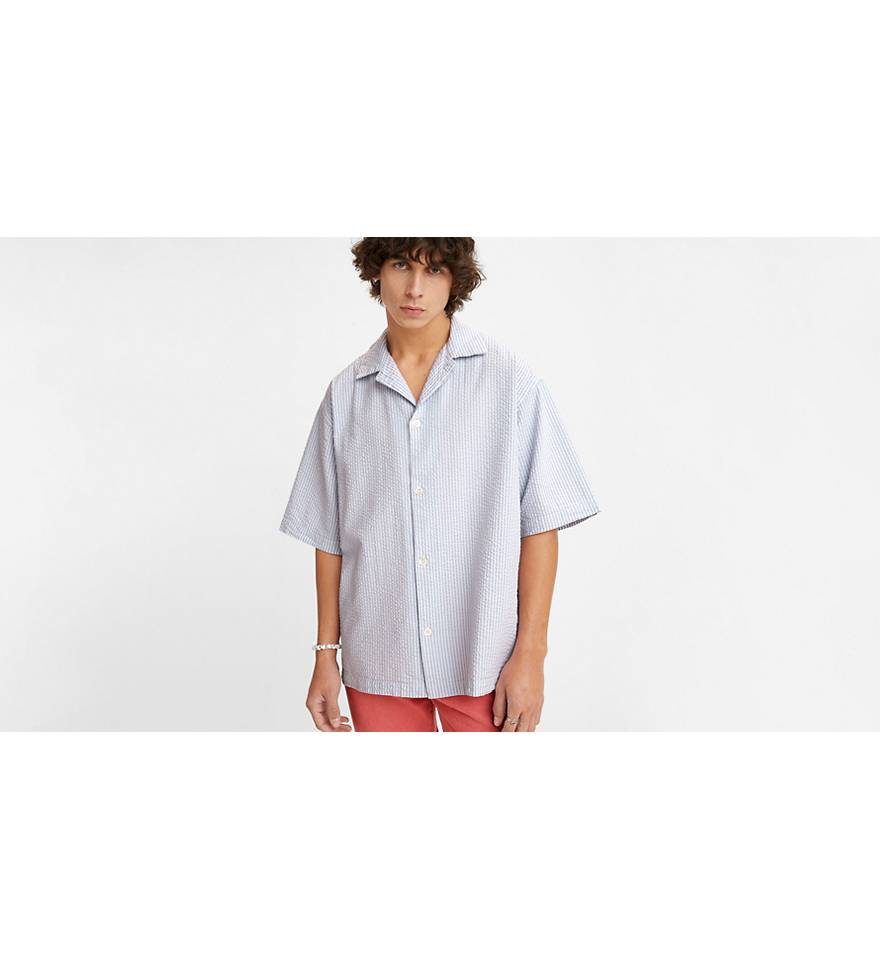 Short Sleeve Slouchy Button Up Shirt - White | Levi's® US