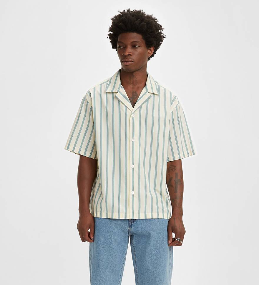 Short Sleeve Slouchy Button Up Shirt - White | Levi's® CA