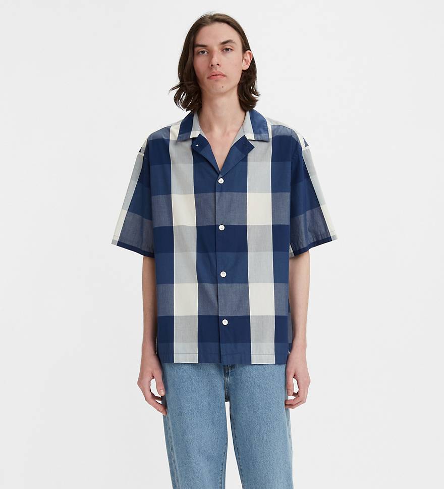 Short Sleeve Slouchy Button Up Shirt - Blue | Levi's® US