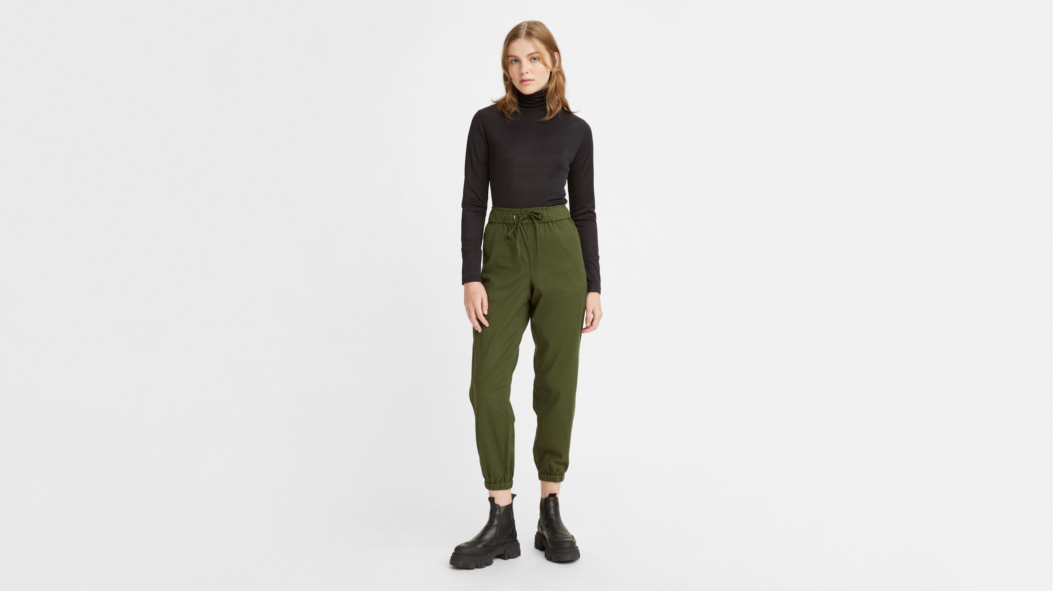 Buy Olive Green Track Pants for Women by PERFORMAX Online