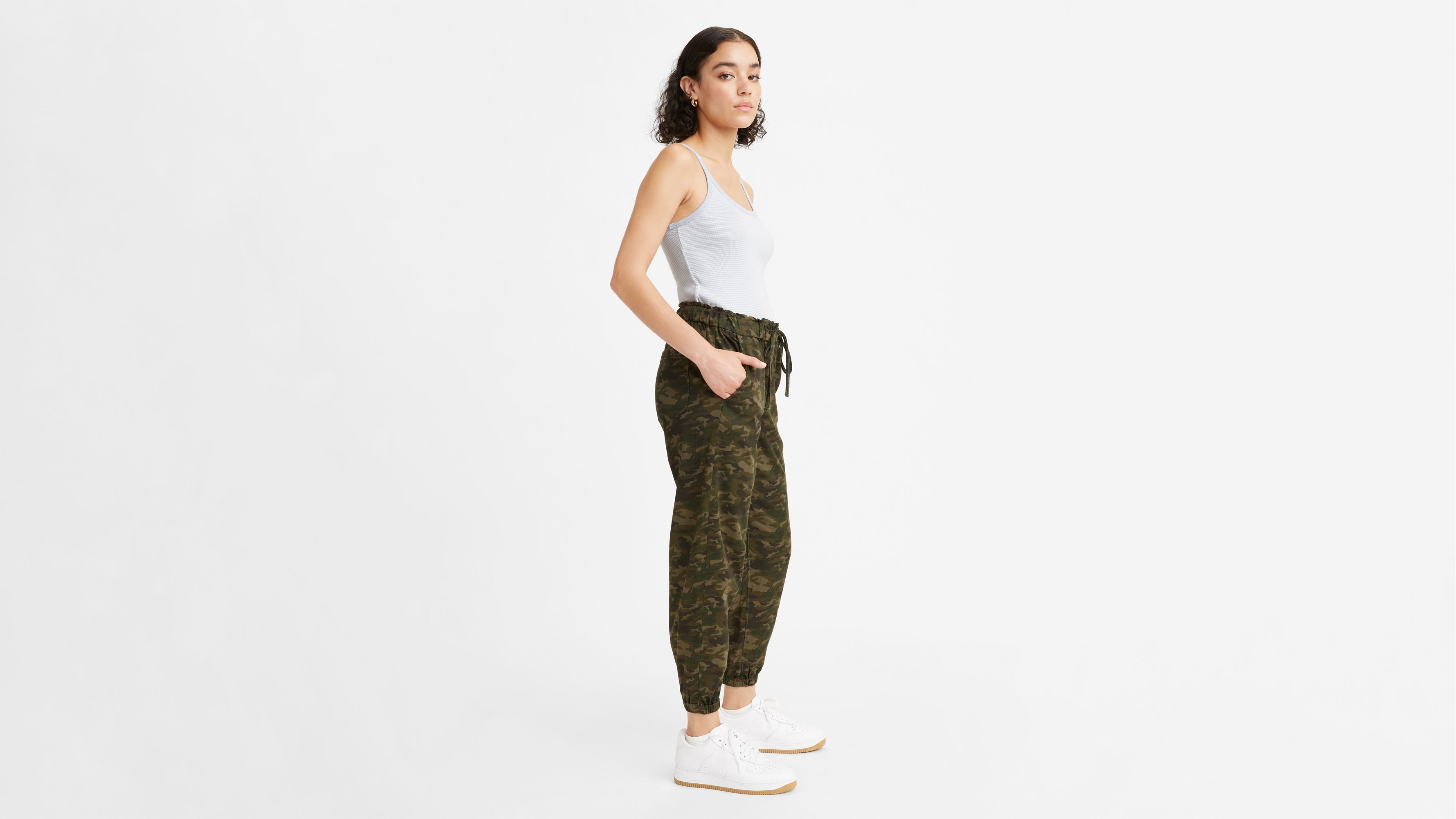 Levi camo joggers womens new arrivals