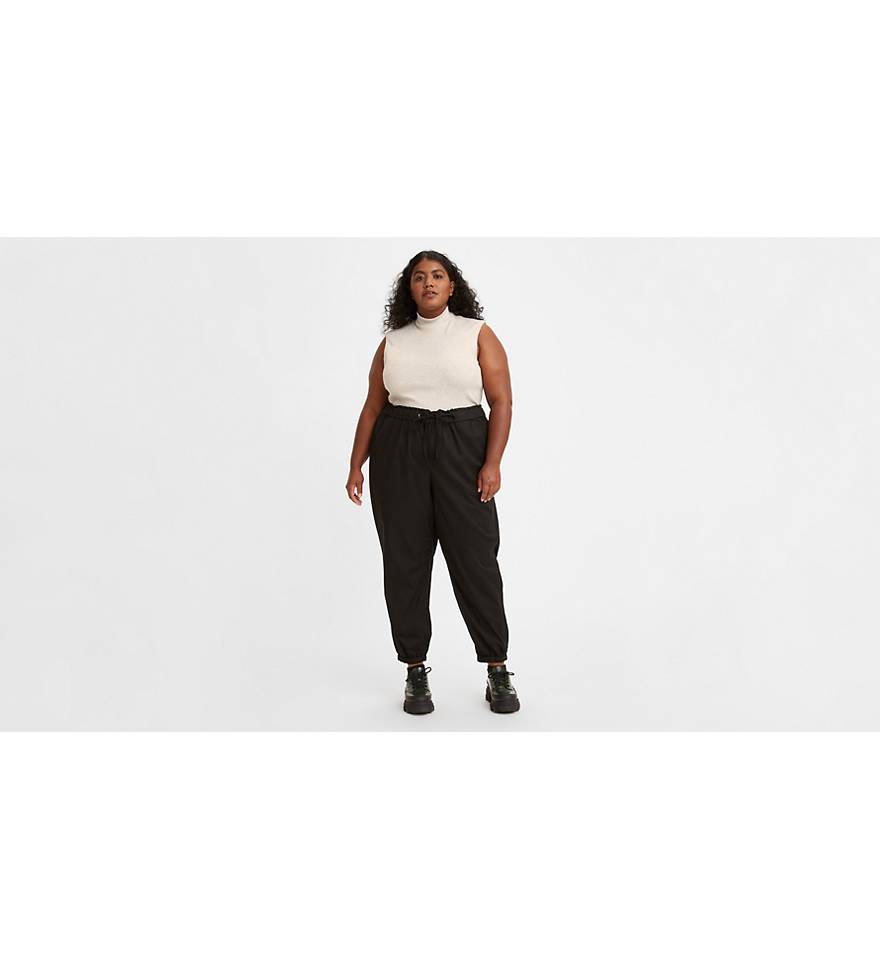 Black Women'S Cotton Solid Joggers, Waist Size: 24-26 at Rs 949