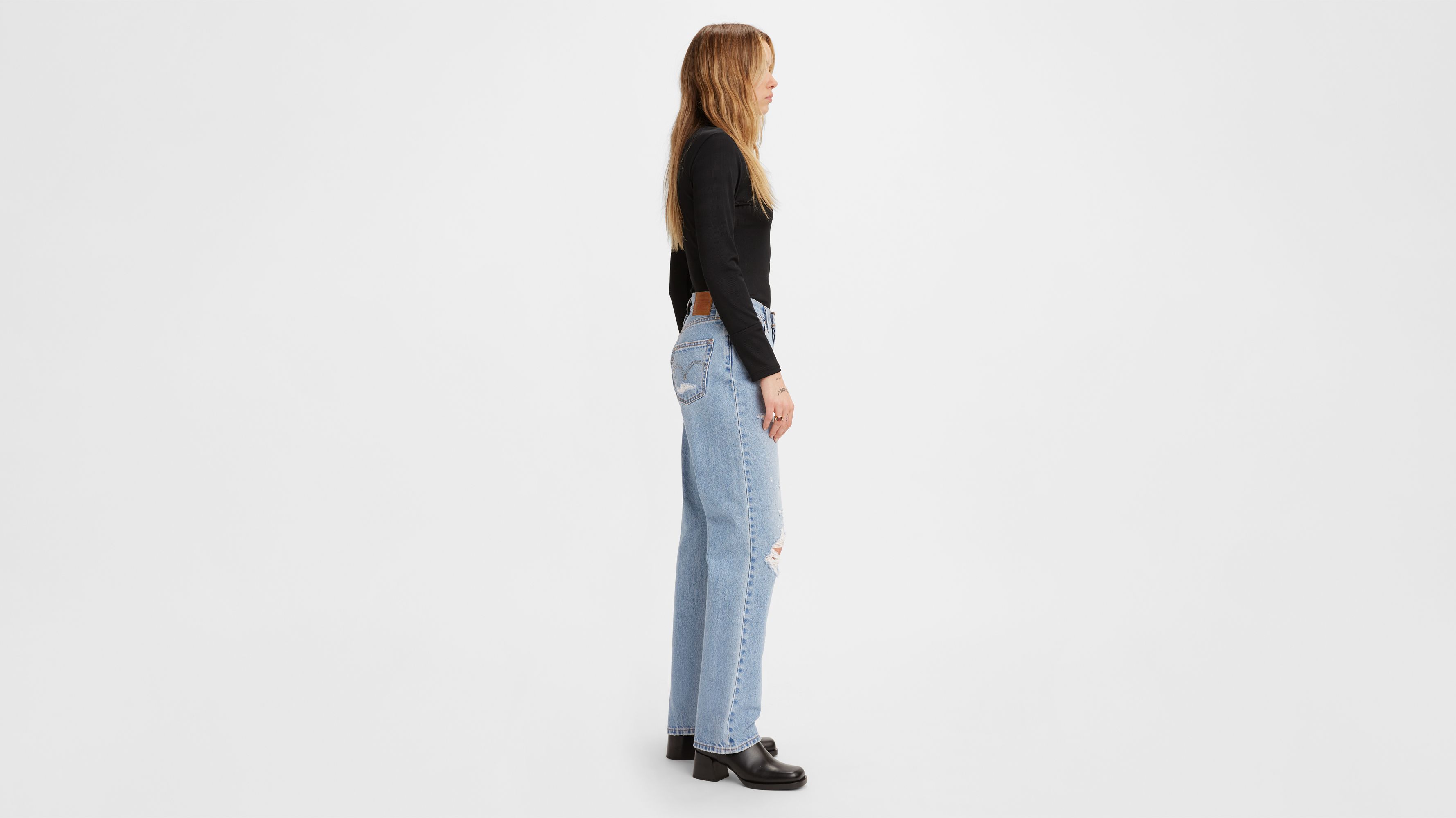 LEVI'S 501 Japan Made & Crafted Rip & Repair Paint Selvedge