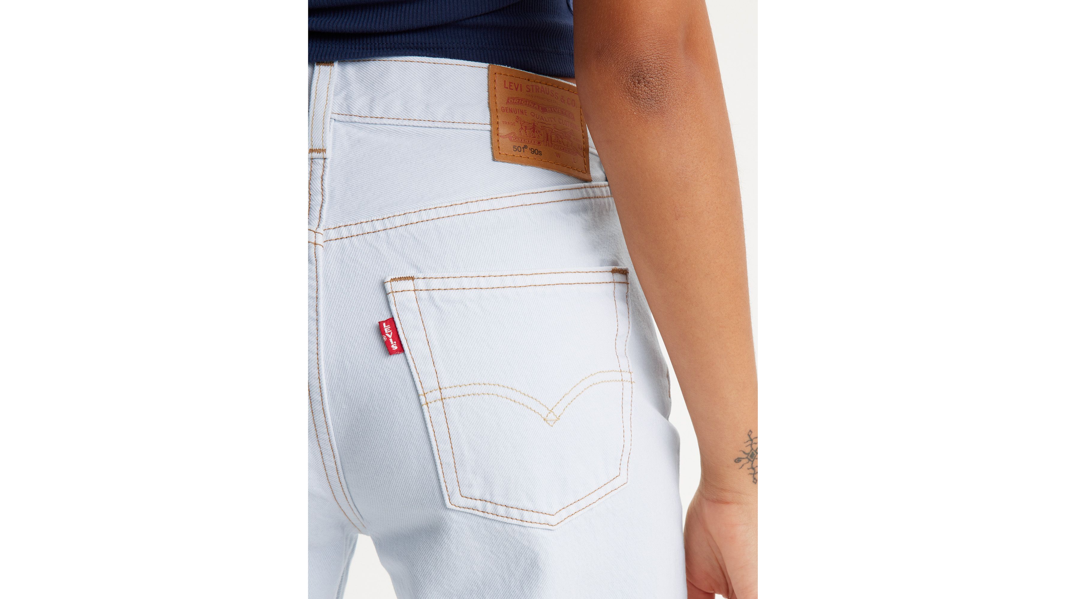 501® 90's Jeans - White | Levi's® GB