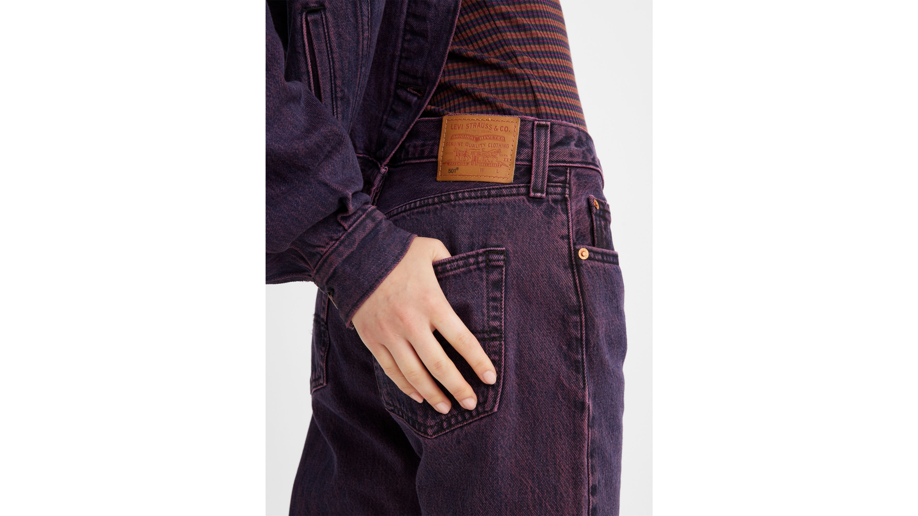 Purple deals levis jeans