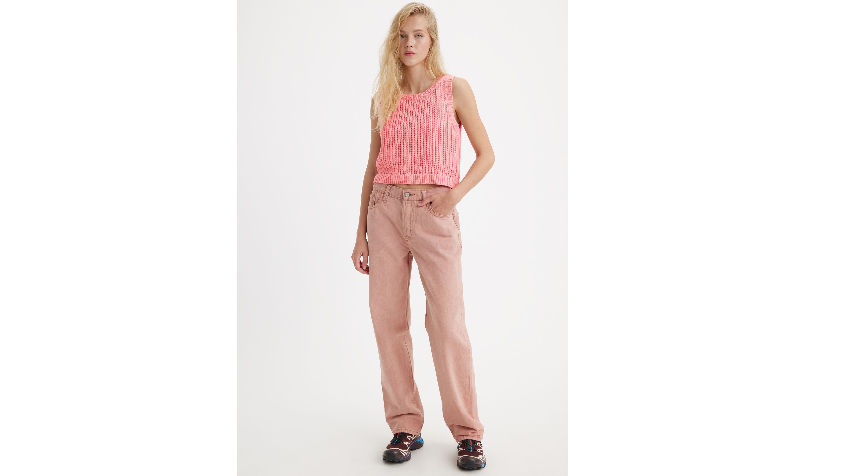 501® ‘90s Women's Colored Denim Jeans - Pink | Levi's® US