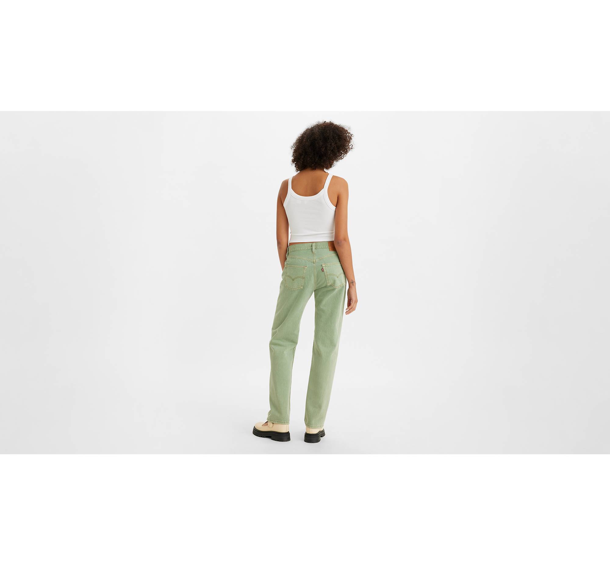 501® ‘90s Women's Colored Denim Jeans - Green | Levi's® US