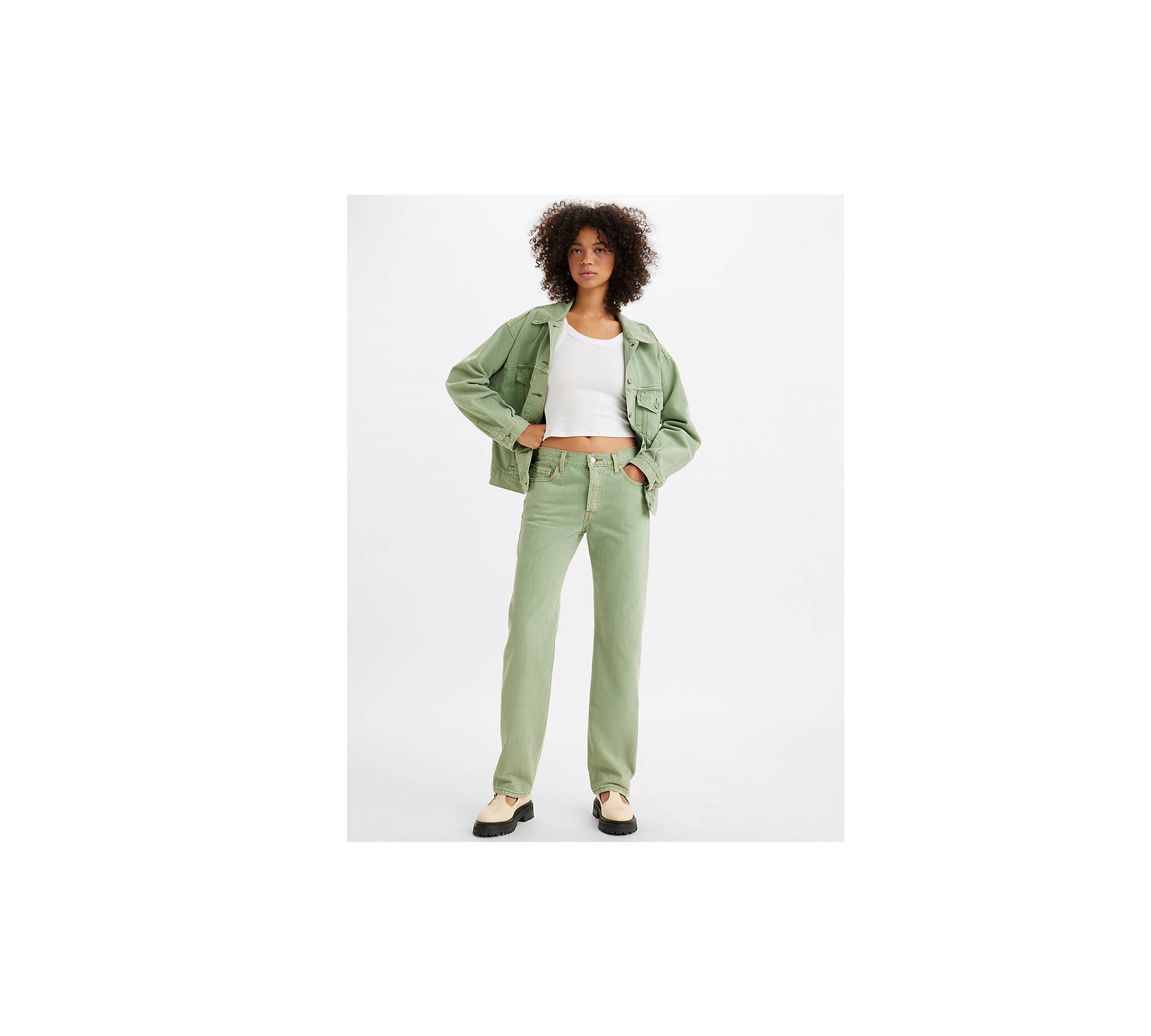501® '90s Women's Colored Denim Jeans - Green | Levi's® US