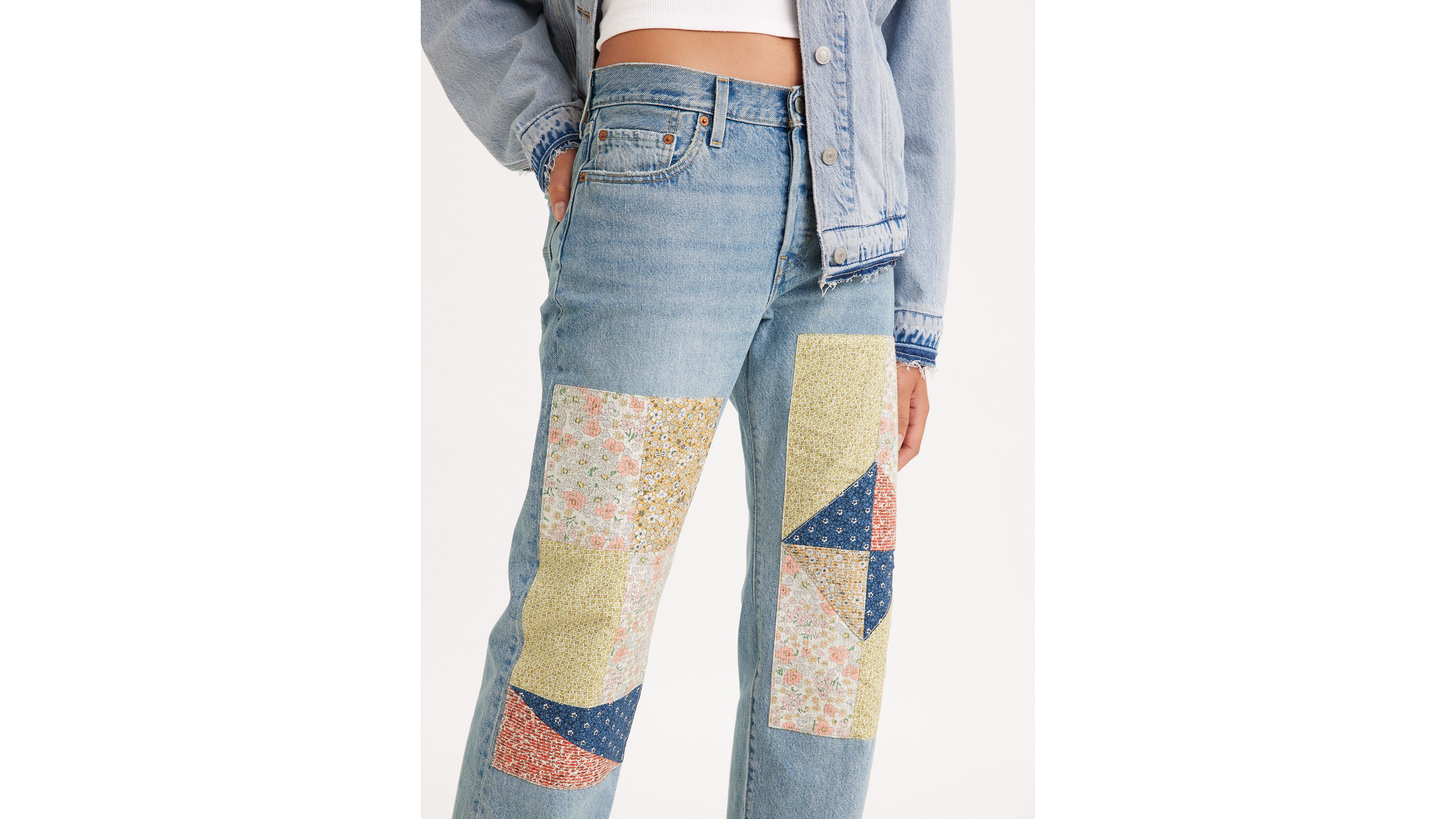 Levis store 501 patchwork