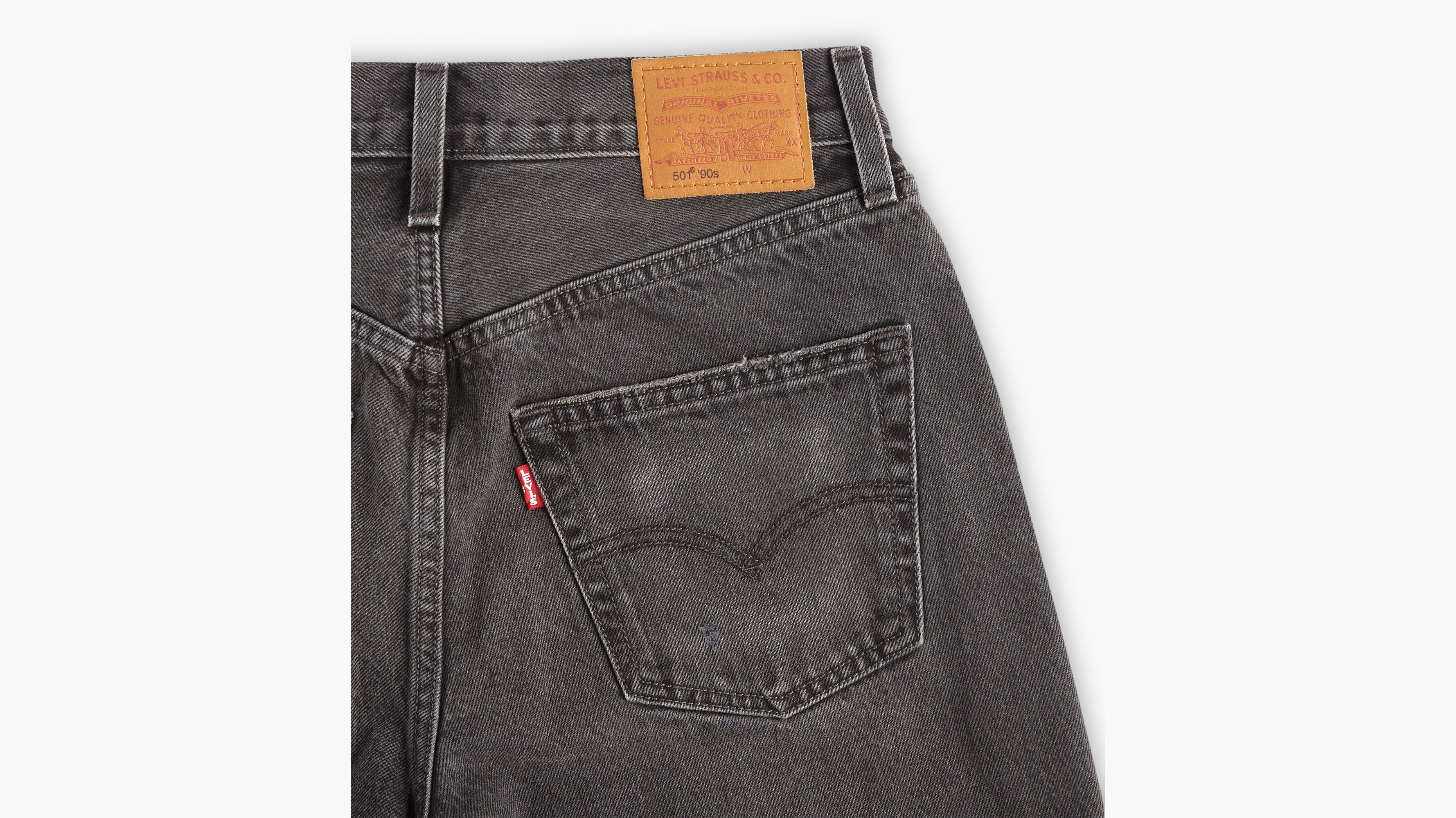 VAQUEROS LEVIS 501 PARA MUJER Talla W26-L32 Color BLK/ DARK BLU DNM