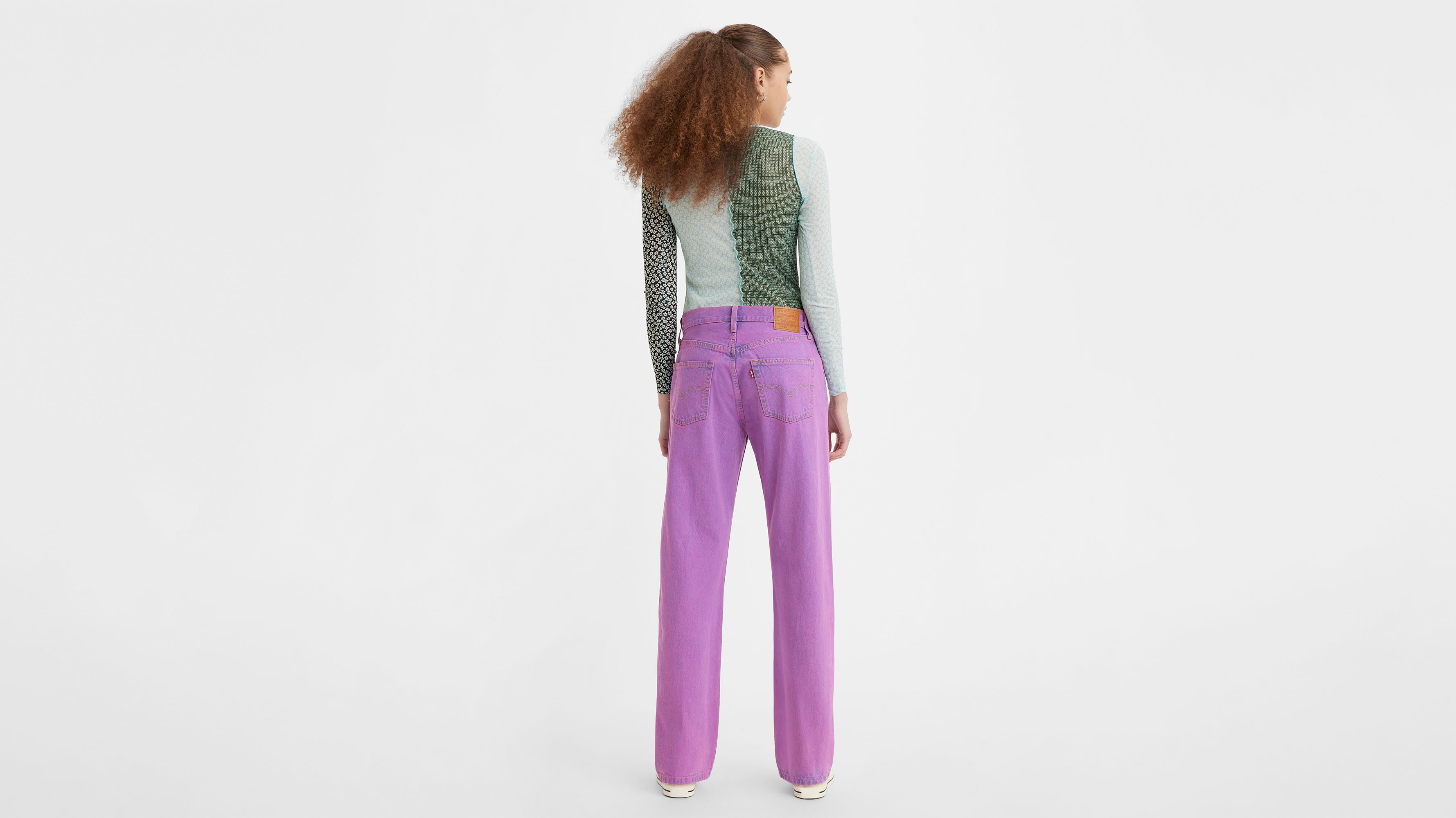 Colored shop denim pants