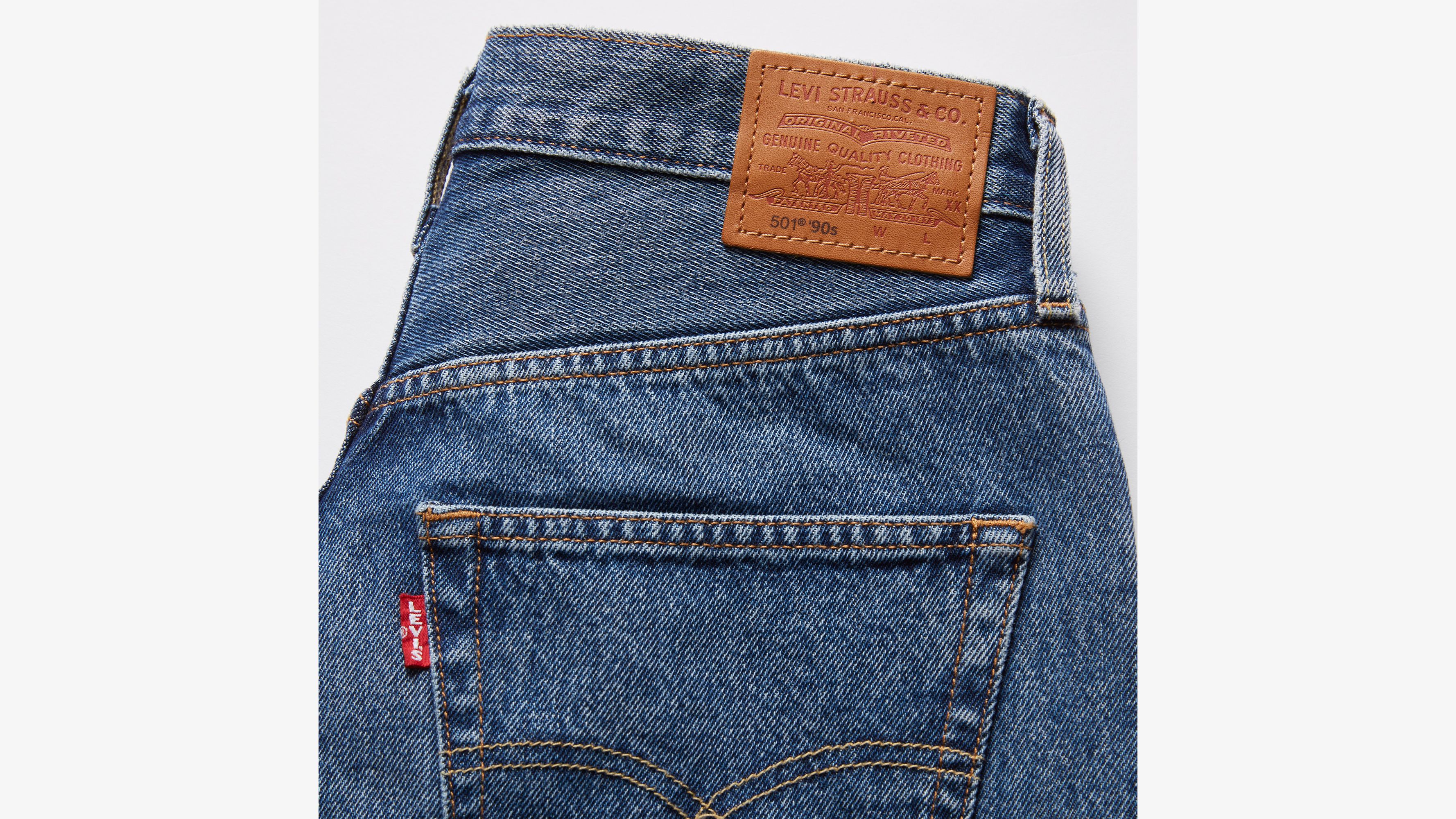 501® 90's Jeans - Blue | Levi's® XK