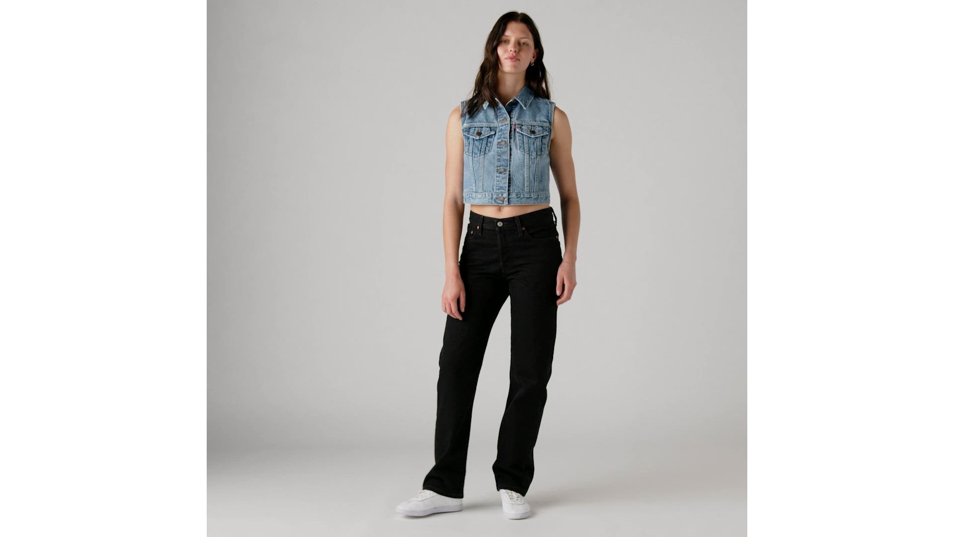 Black Levi's 506 Black Tab Jeans 90s (30”)