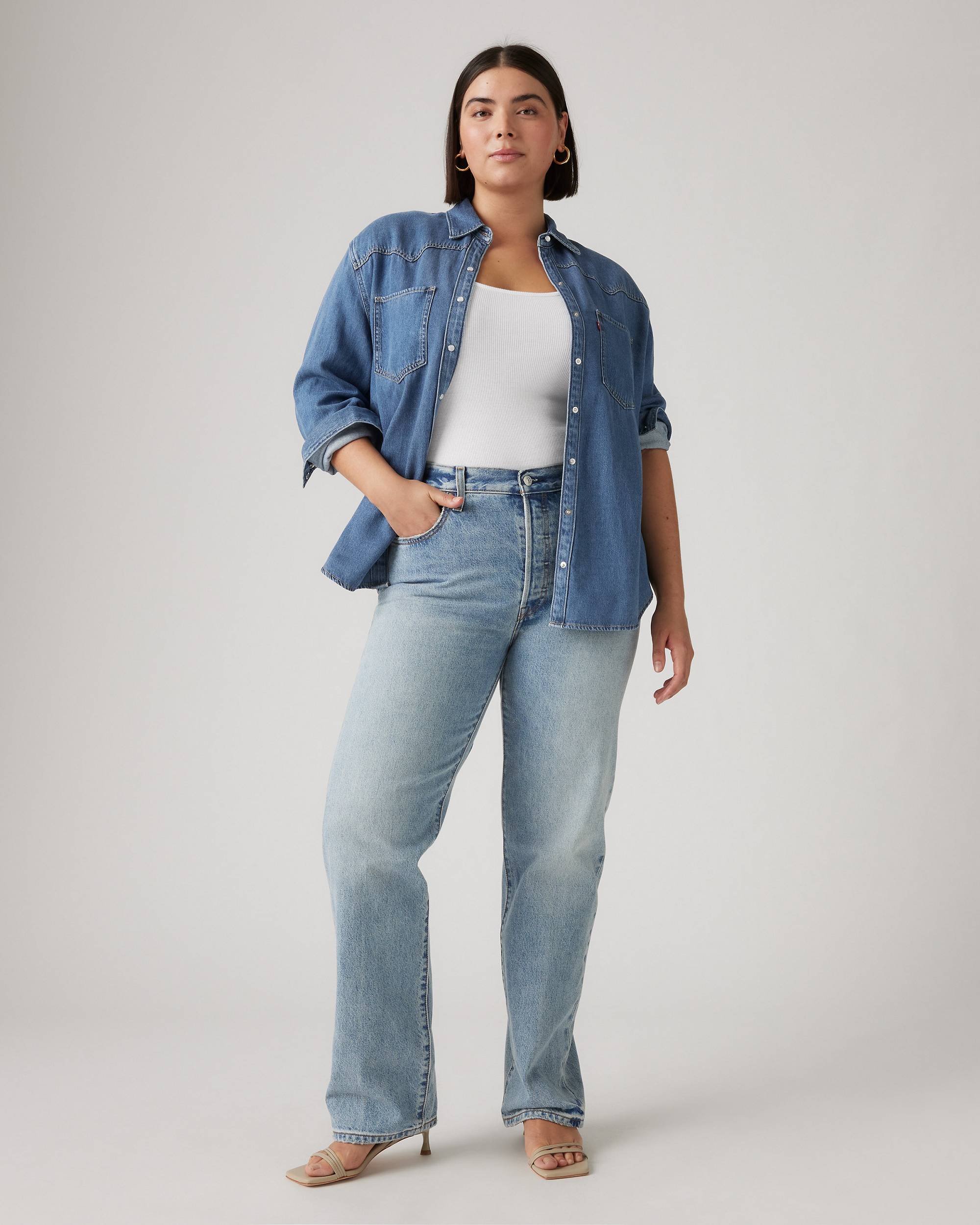 501® '90s Selvedge Women's Jeans - Medium Wash | Levi's® US 501® '90s Selvedge Women's Jeans - Medium Wash | Levi's® US