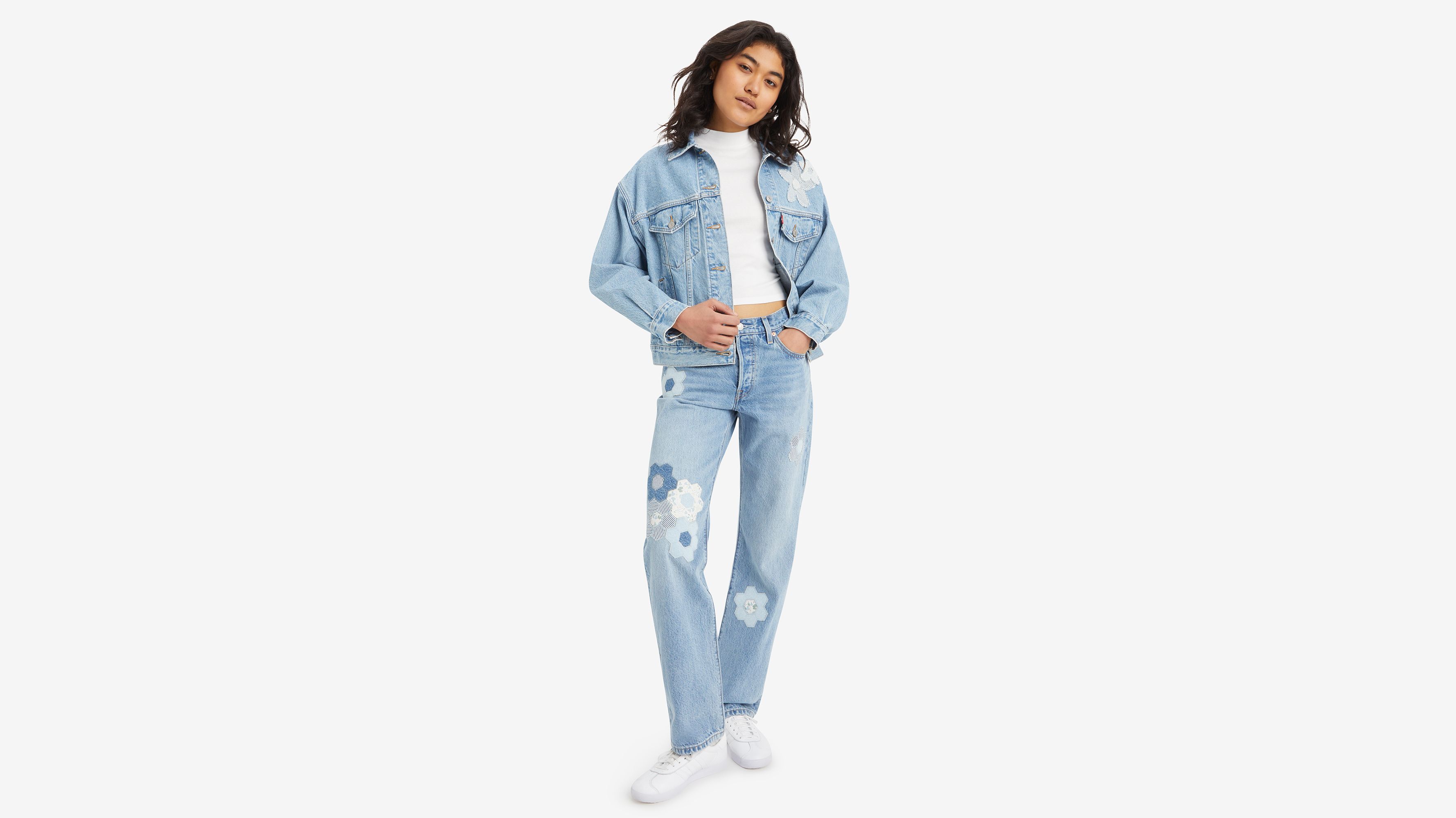 ★★ ★★ Women's Signature 90s Dark Blue Denim 4 501® '90s Women's Jeans - Dark Wash | Levi's® US