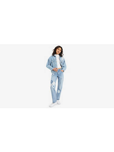 리바이스 Levi 501 90s Womens Jeans,Medium Wash