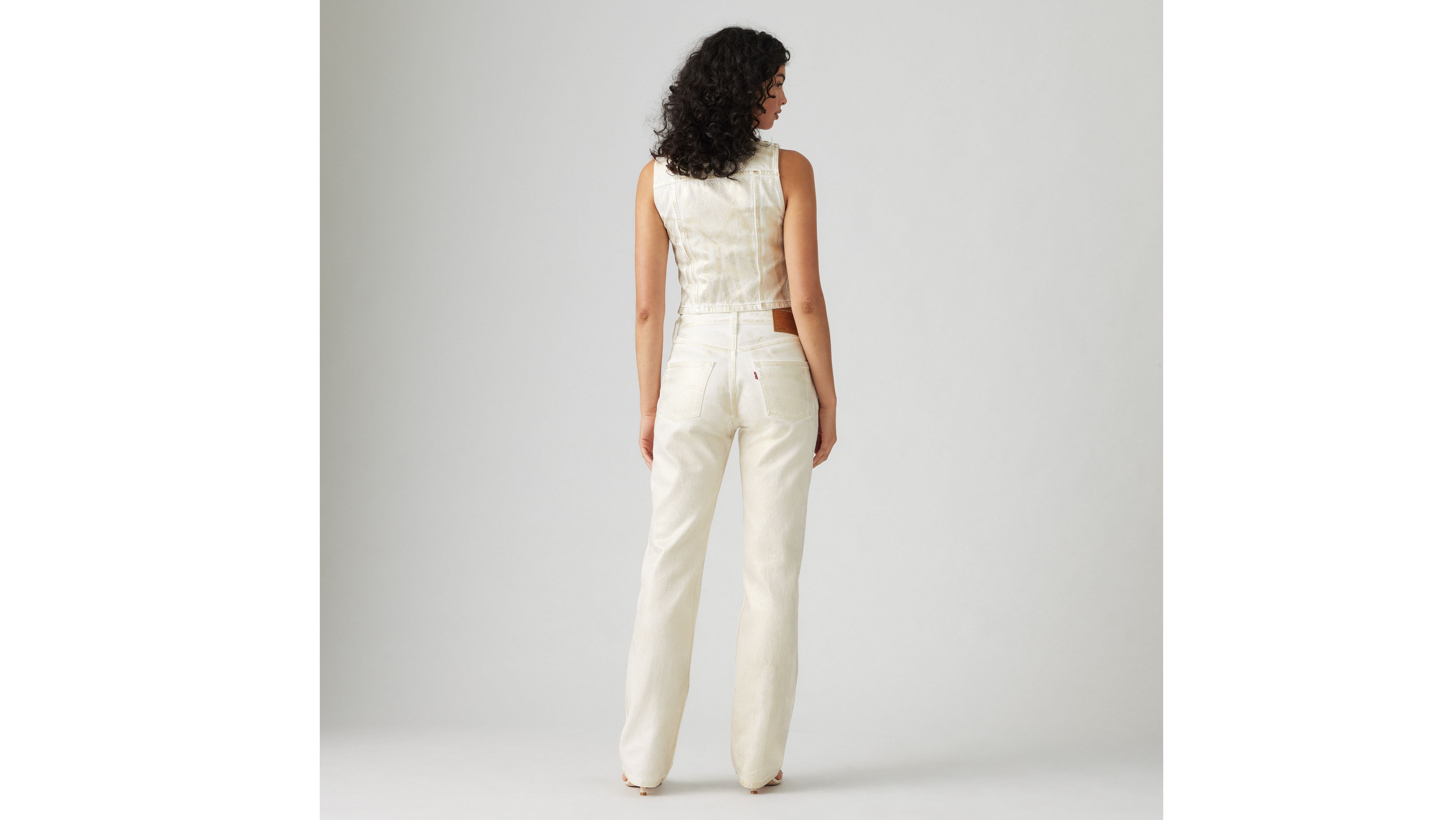 Levi's Low Pro Classic Straight-leg High Rise Jeans In Luminary