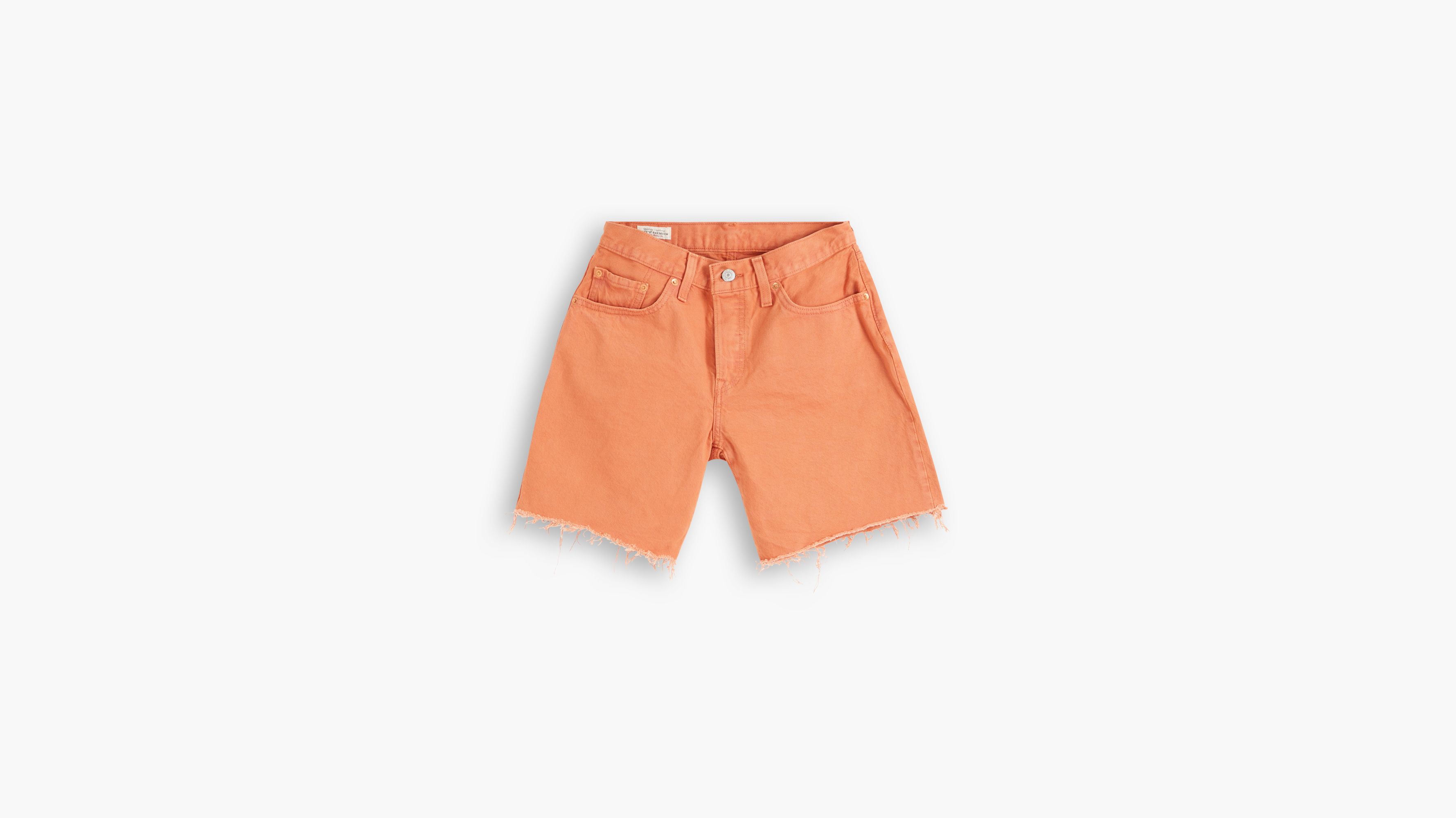 Orange levi shorts best sale