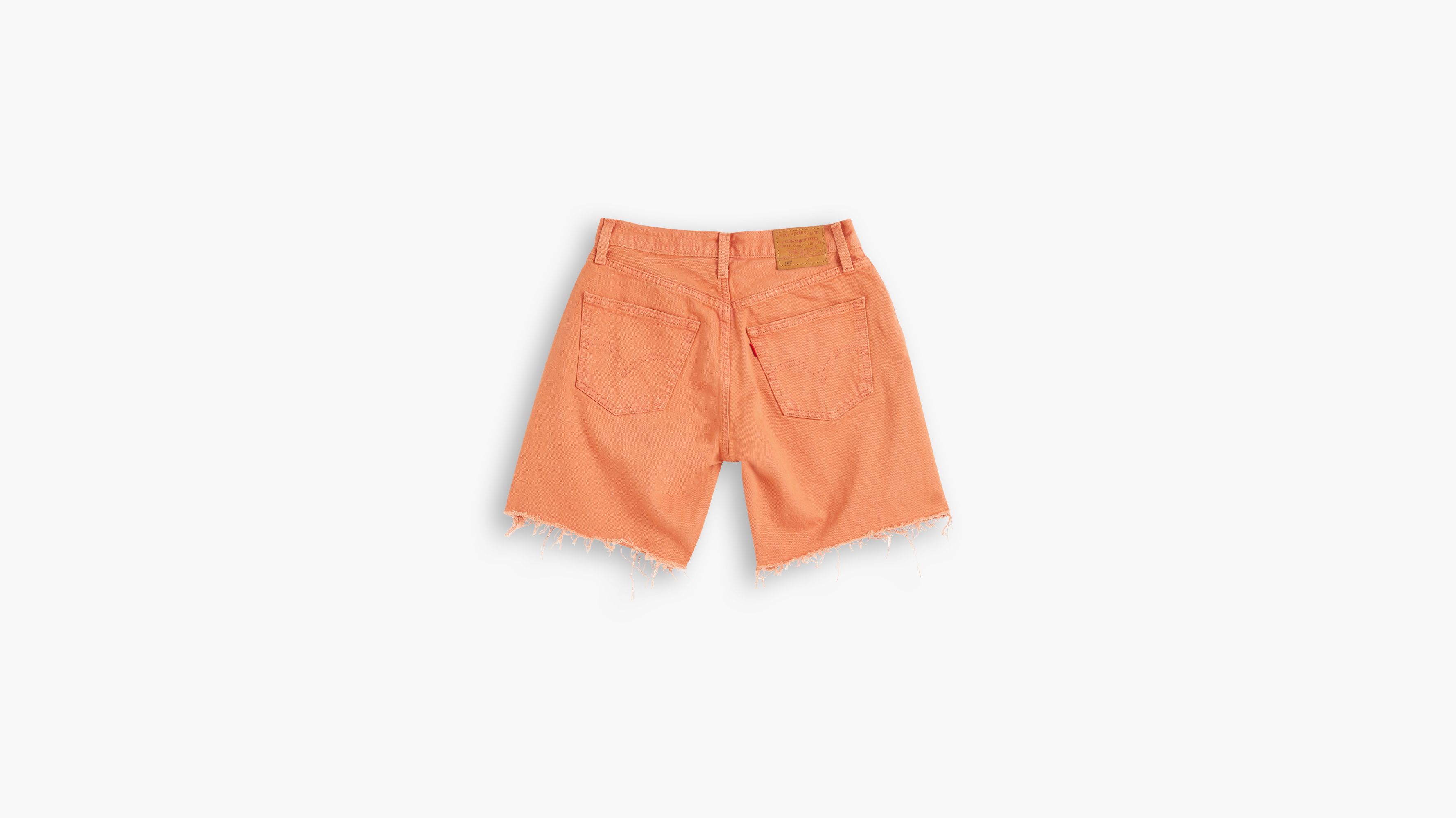 Orange levi shorts new arrivals