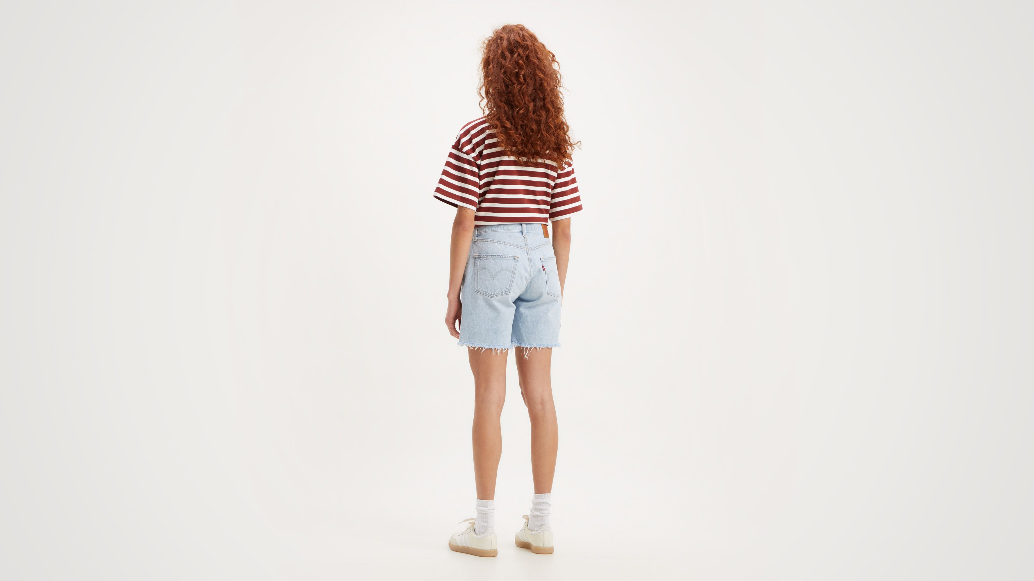 Levis shorts long sale