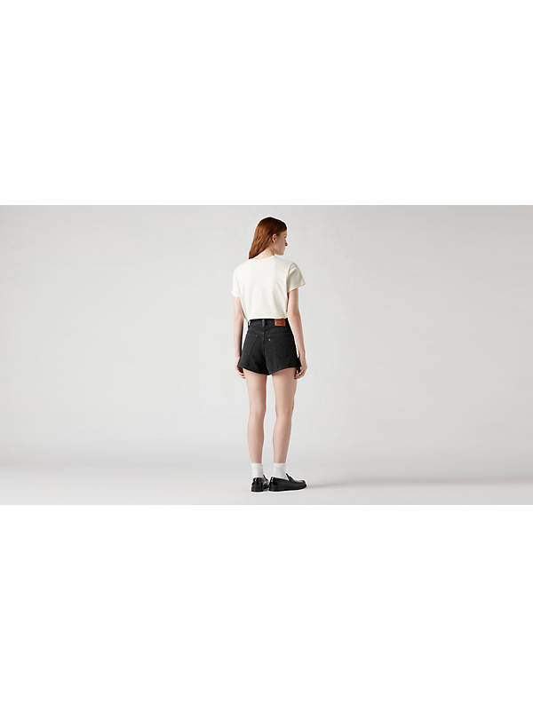 High Waisted Mom Shorts - Black | Levi's® GB