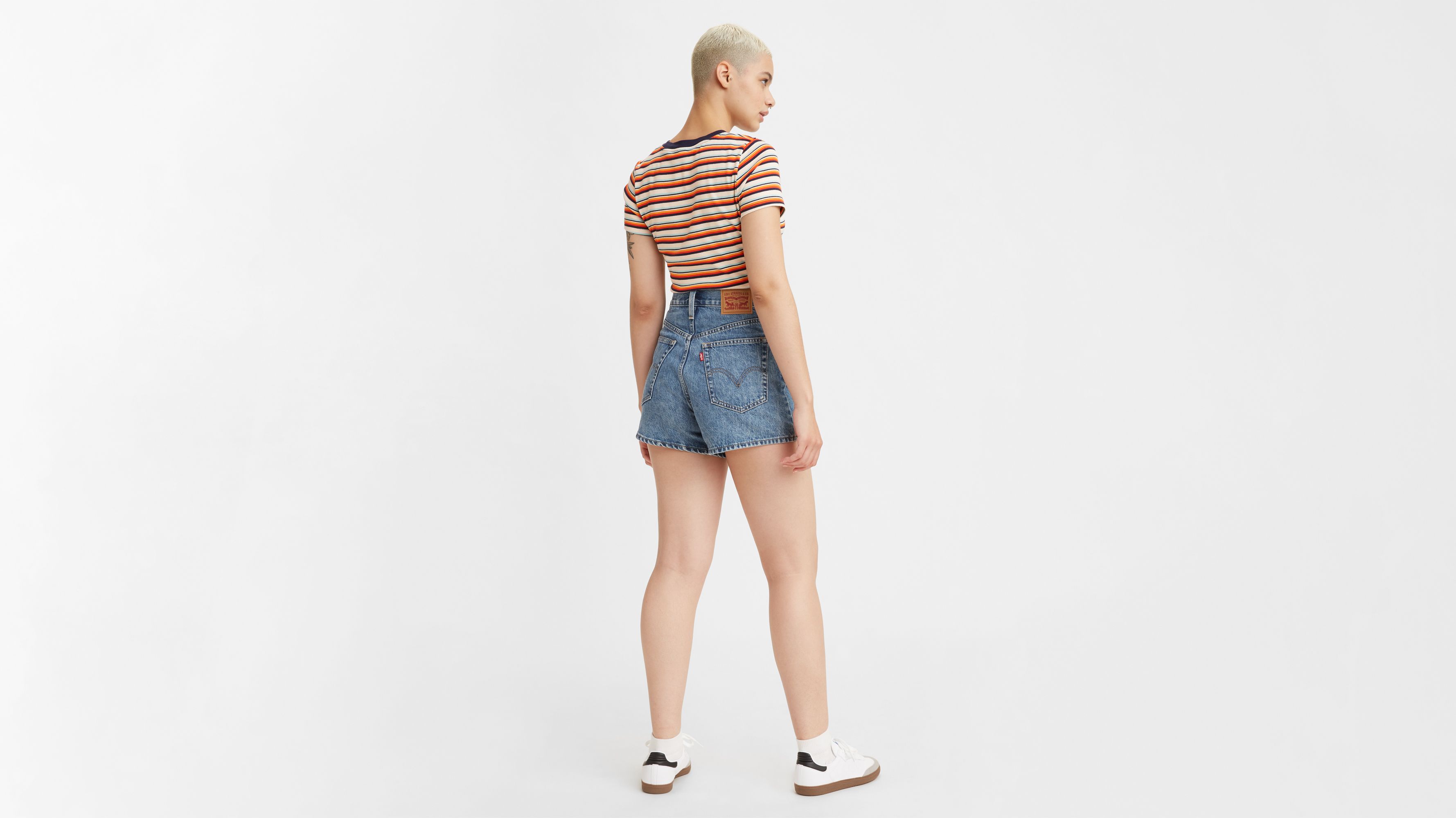 Levi's High Waisted Mom Shorts - Wonderful - BUNKER